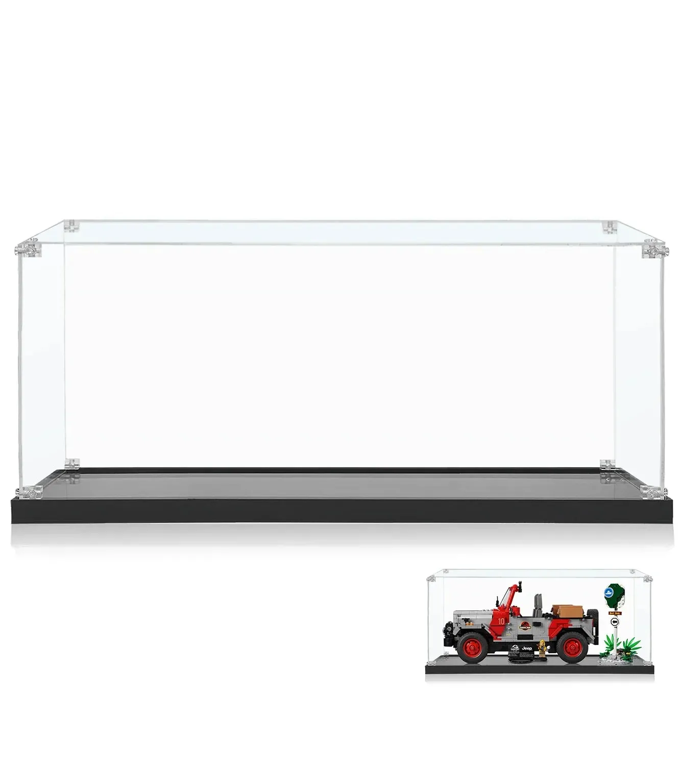 Vitrine für LEGO® Jurassic Park Jeep® Wrangler (77984) — 6