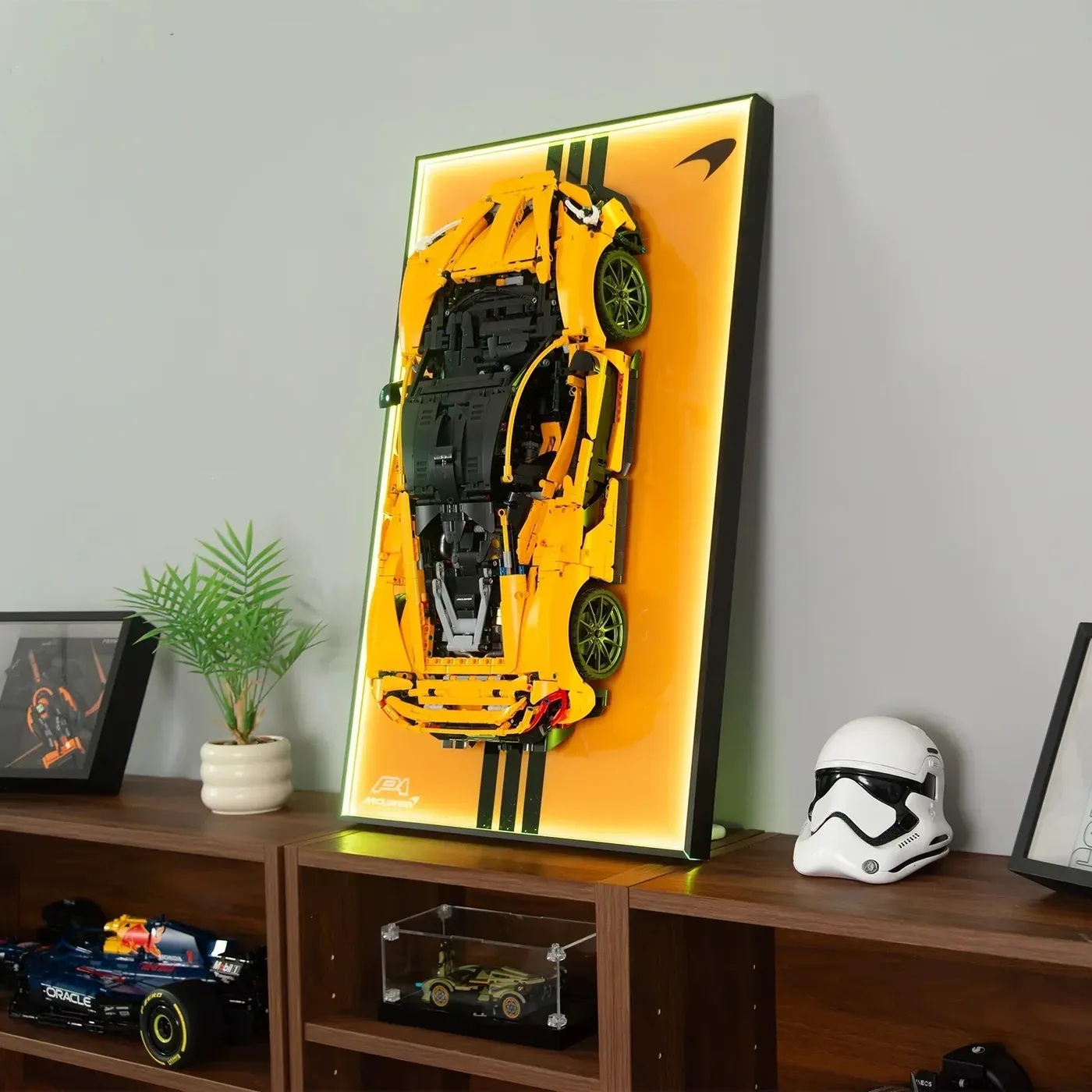 Wand-Displayrahmen für Lego Technic McLaren P1 42172 — 2