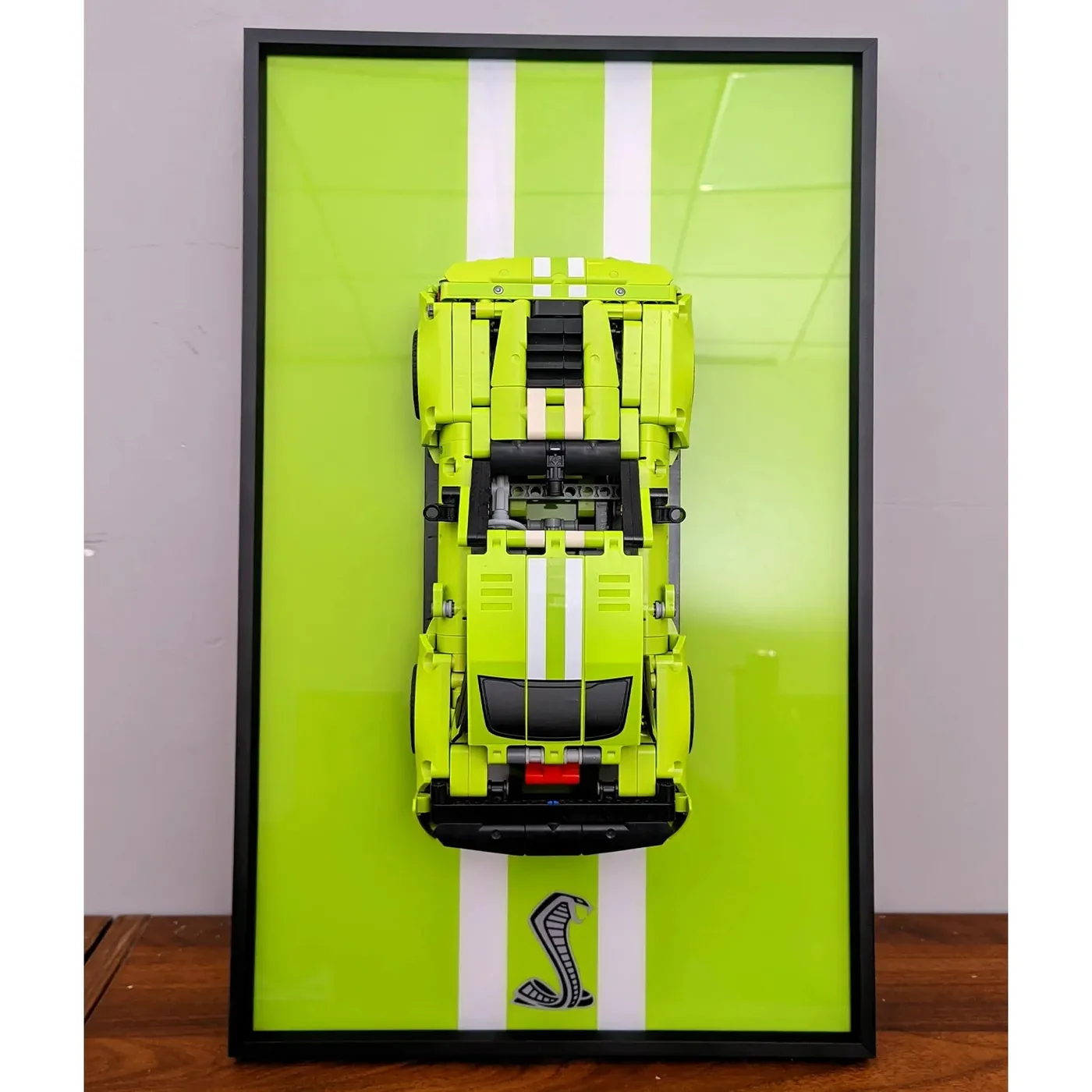 Wand-Displayrahmen kompatibel mit LEGO® Technic™ Ford Mustang Shelby® GT500® 42138 — 8