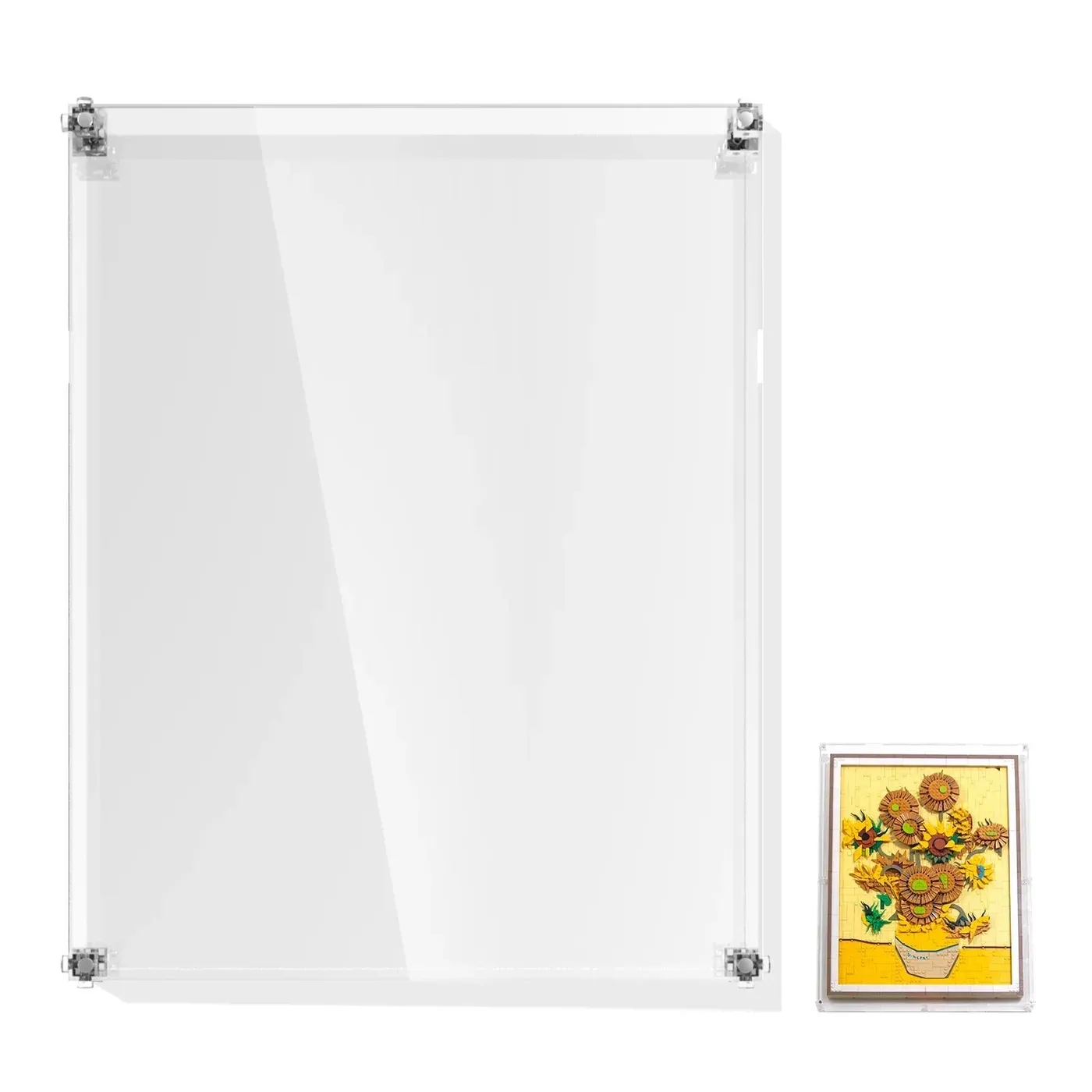 Premium-Wandvitrine für LEGO® Art Vincent van Gogh – Sunflowers 31215 — 7