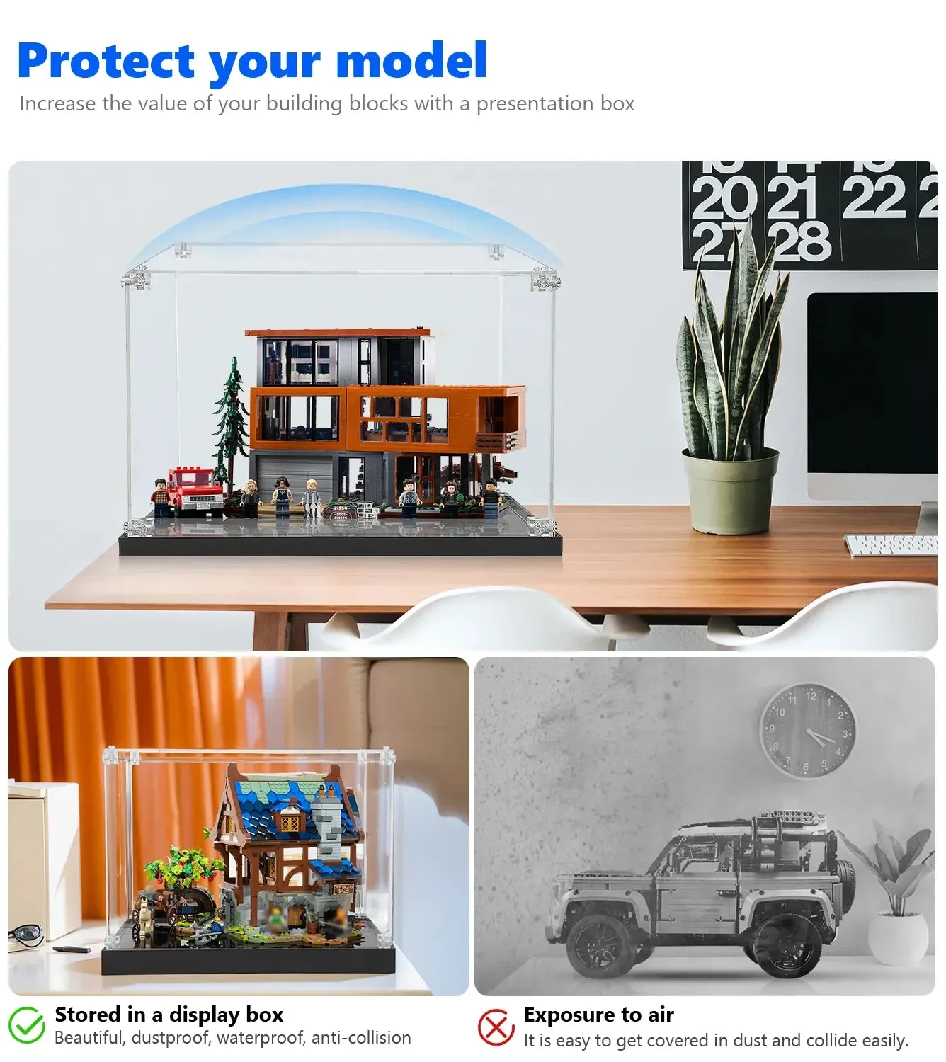 Vitrine für LEGO® Ideas Twilight The Cullen House 21354 — 3