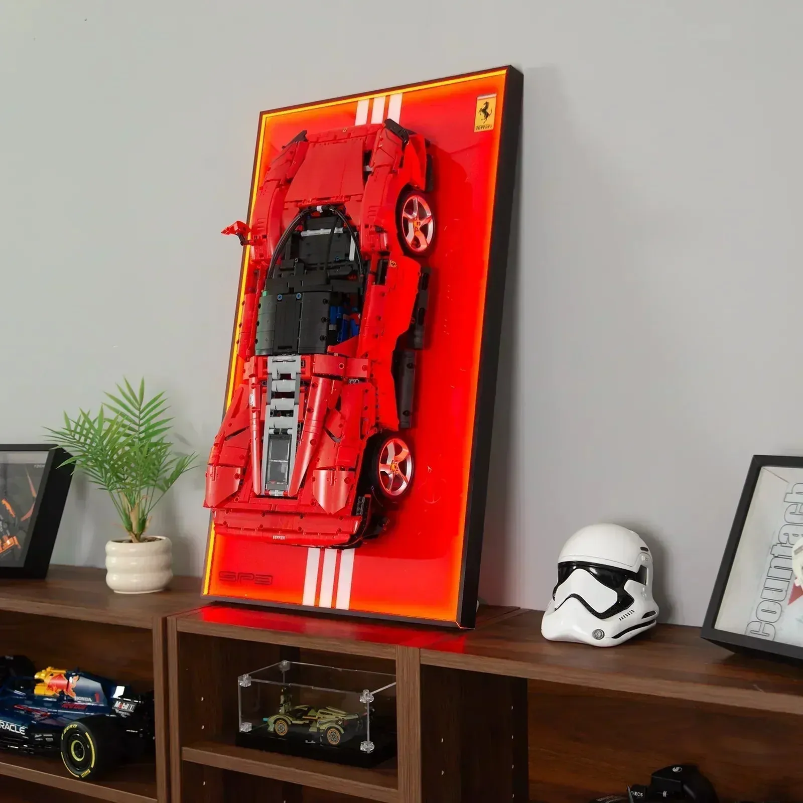 Wall Display Frame for Lego 42143 Technic™ Ferrari Daytona SP3 - KABO