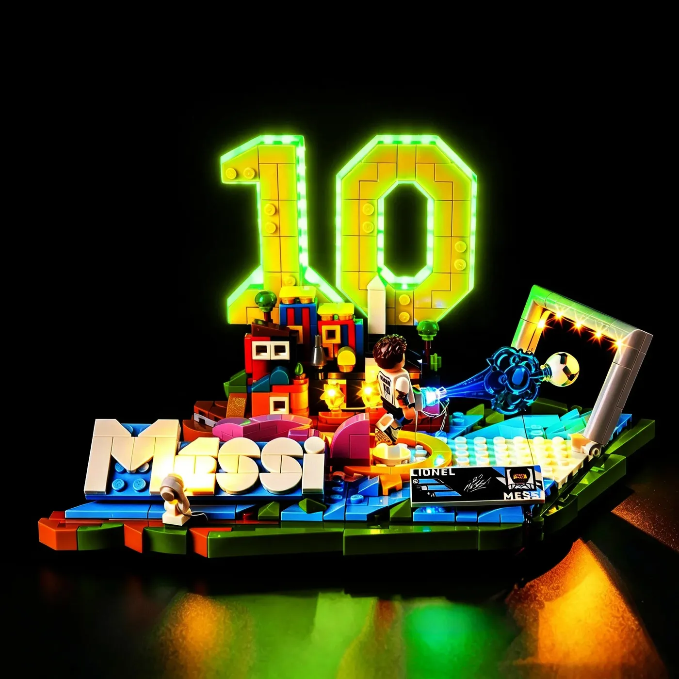 Premium Light Kit Compatible with LEGO® Editions Lionel Messi – Soccer Highlights 43011 — 10
