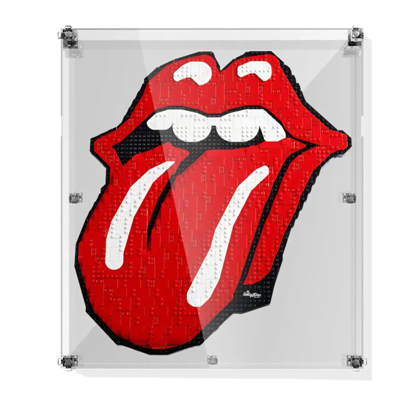 Premium väggmonterad montrar för LEGO® Art The Rolling Stones 31206