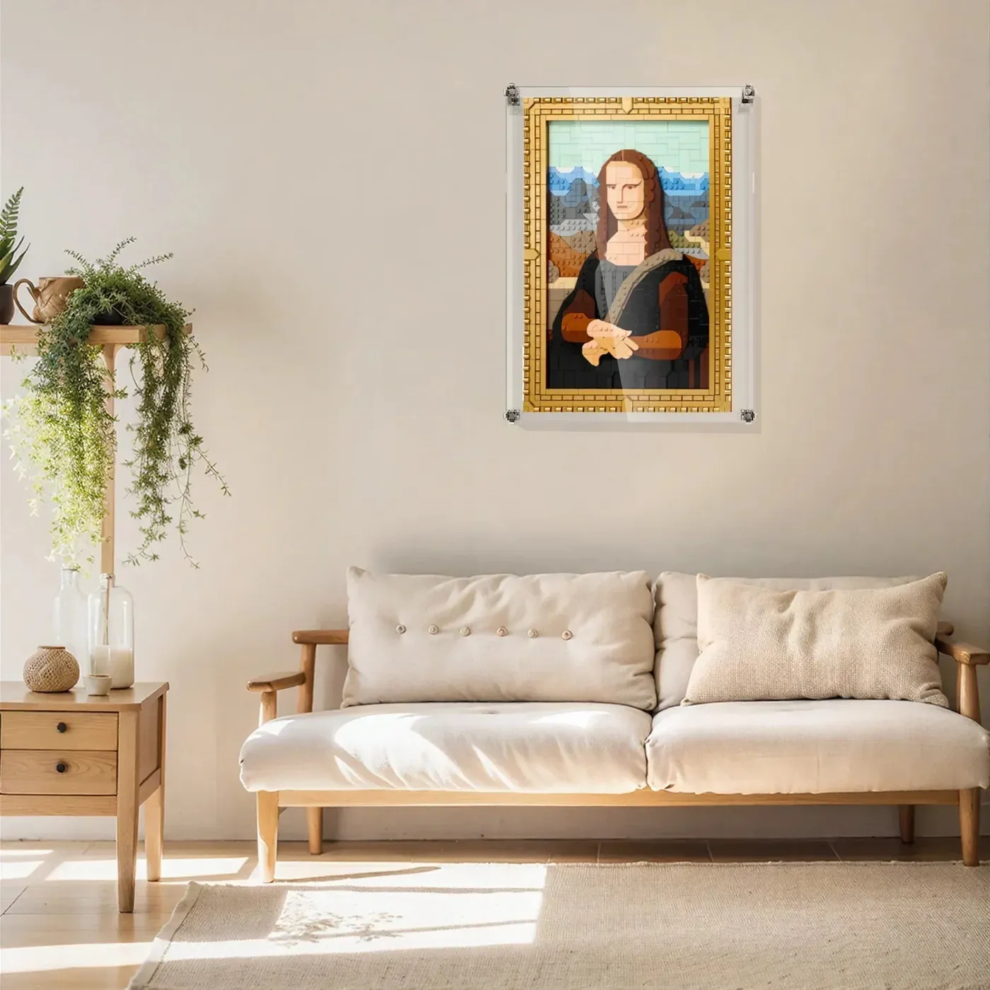 Wall Display Case for LEGO® Art Mona Lisa 31213 — 7