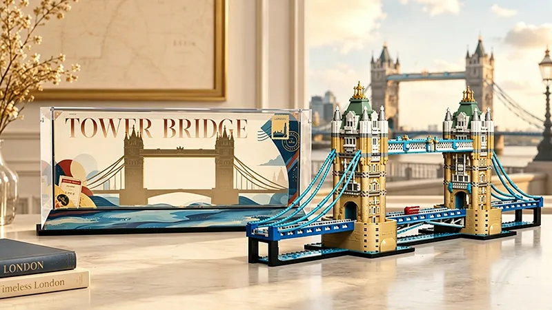LEGO® Architecture Tower Bridge 21067 Display Case: Giving a London Icon Its Due