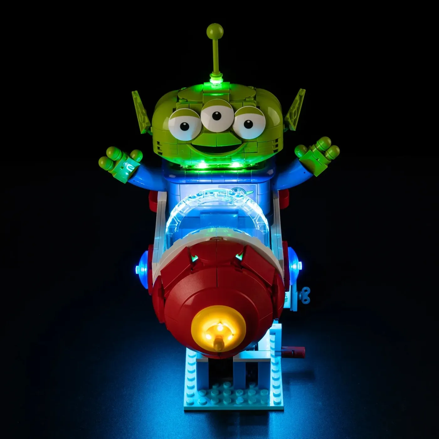 Premium-belysningskit kompatibelt med LEGO® Disney™ Alien with Pizza Planet Rocket Ride 43307 — 13