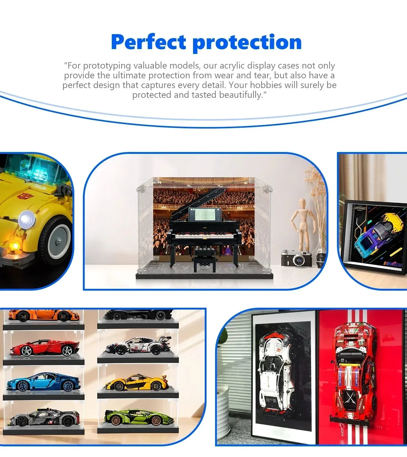 Vitrine kompatibel mit LEGO® Ideas Grand Piano 21323 — 6