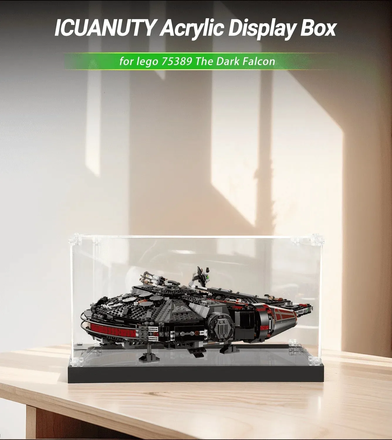 Vitrine für LEGO Star Wars The Dark Falcon 75389 — 2