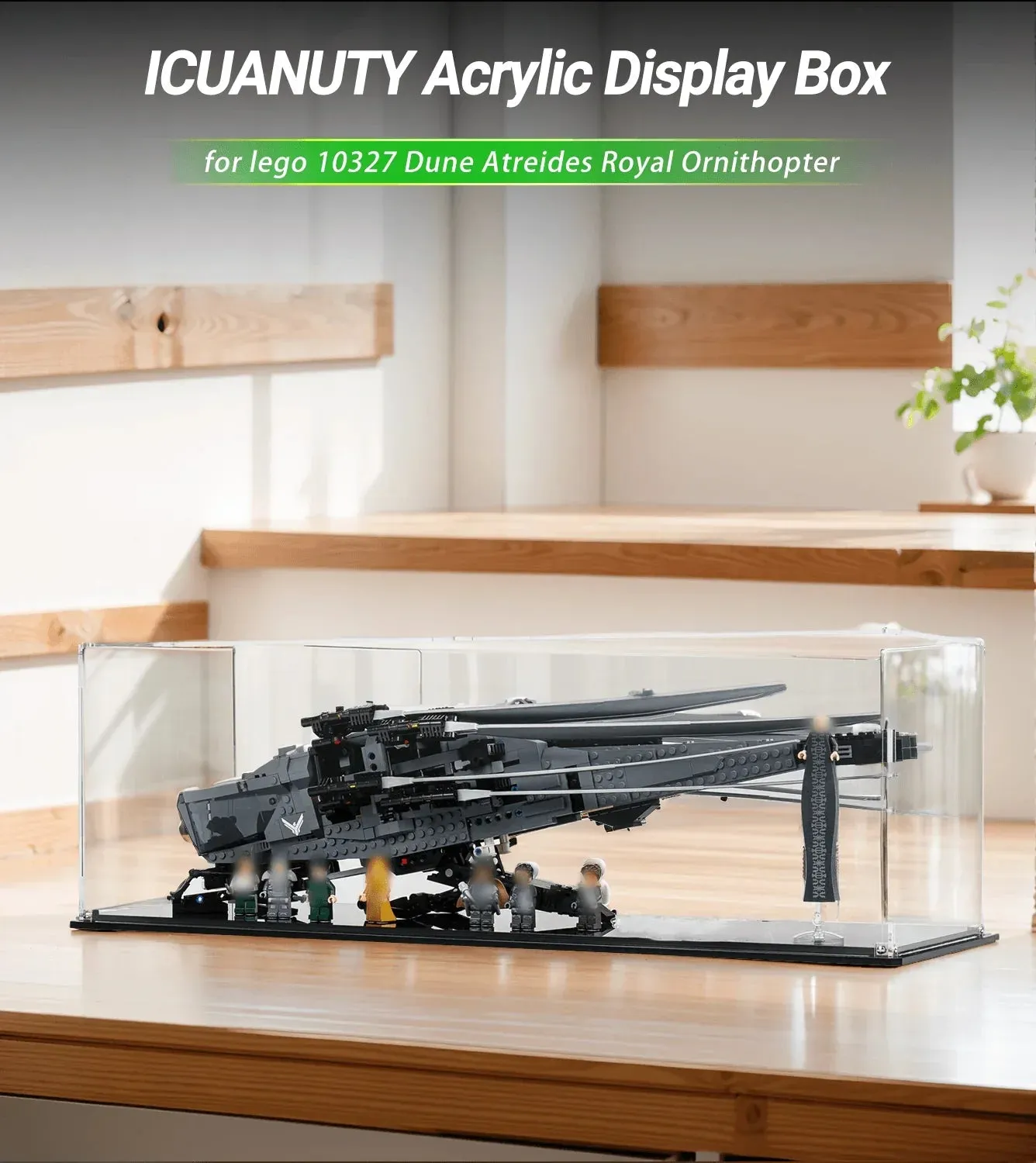 Display Case for Lego Dune Atreides Royal Ornithopter 10327 — 2
