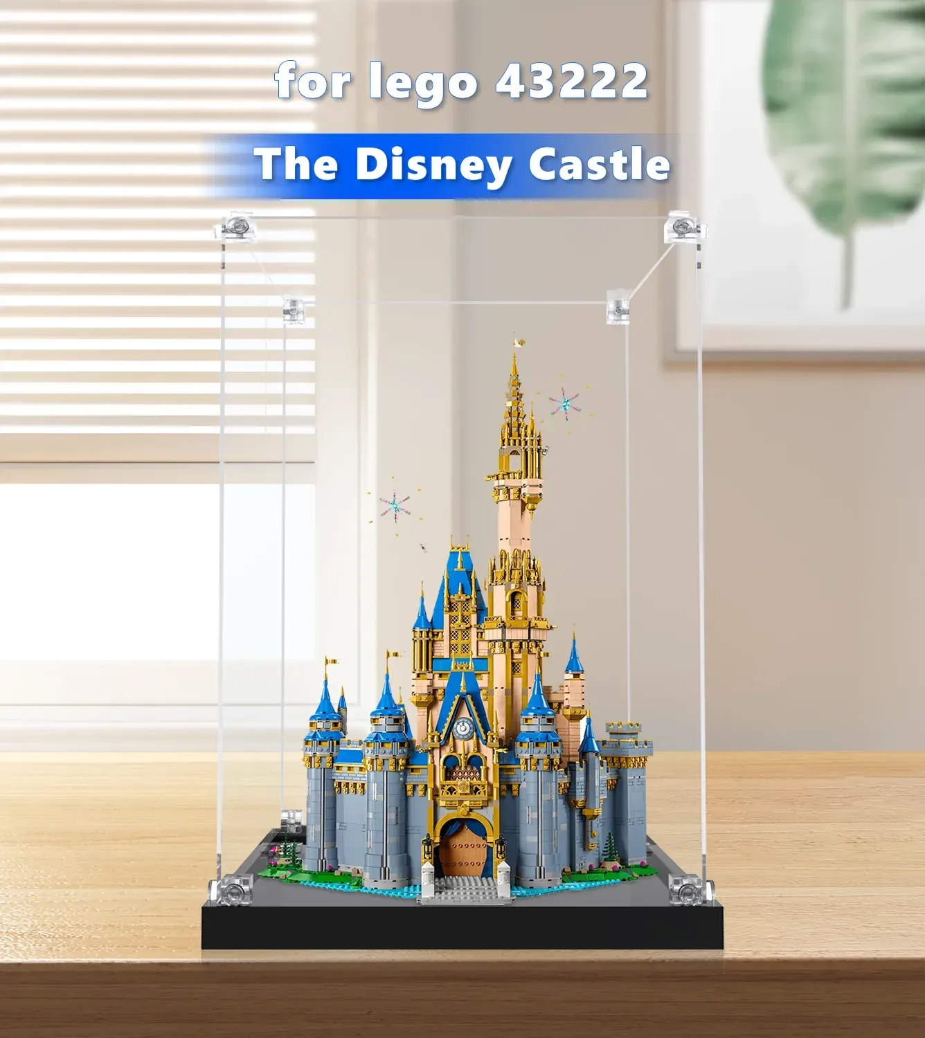 Display case for LEGO® Disney Mickey and Friends Disney Castle 43222 — 6