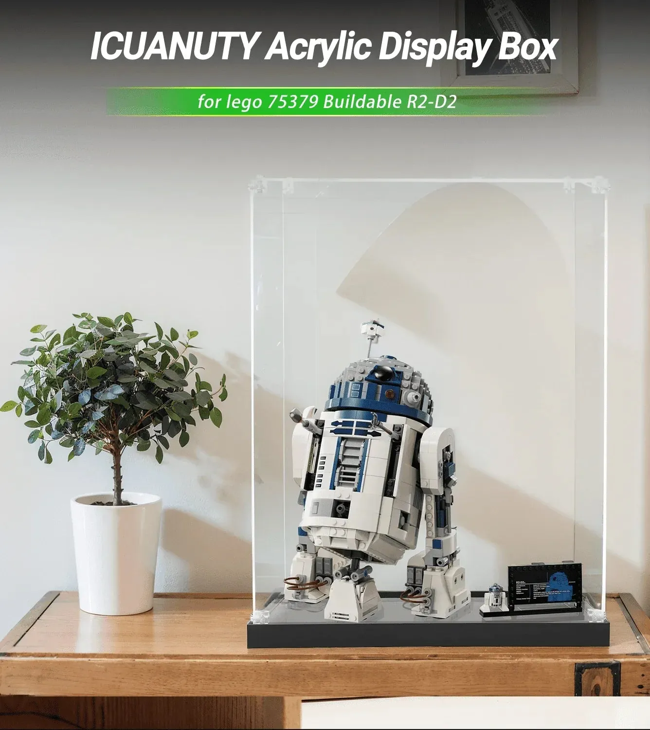 Gablota ekspozycyjna do LEGO Buildable R2-D2 75379 — 2