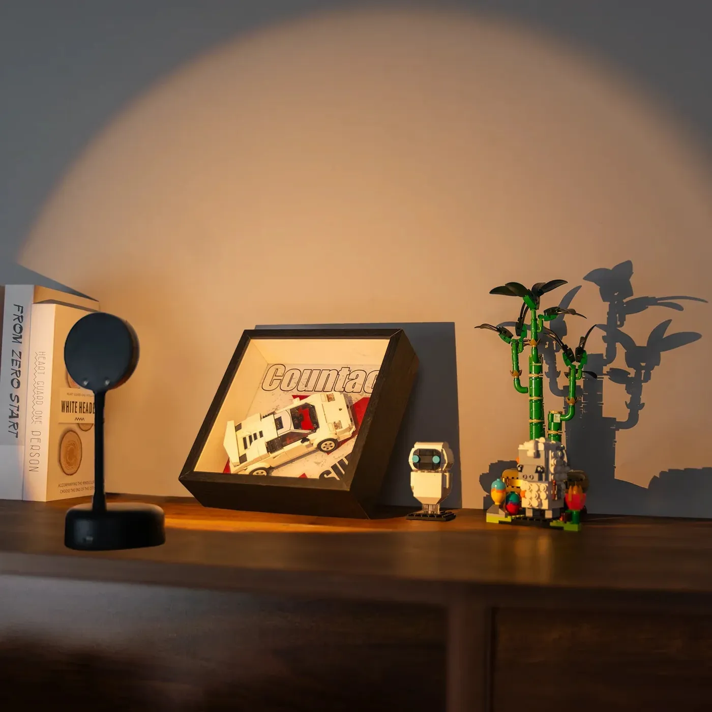 LED-lampa som matchar displayramen | Trådlös uppladdningsbar LED-vägglampa | Fjärrkontroll, rörelsesensor | — 13
