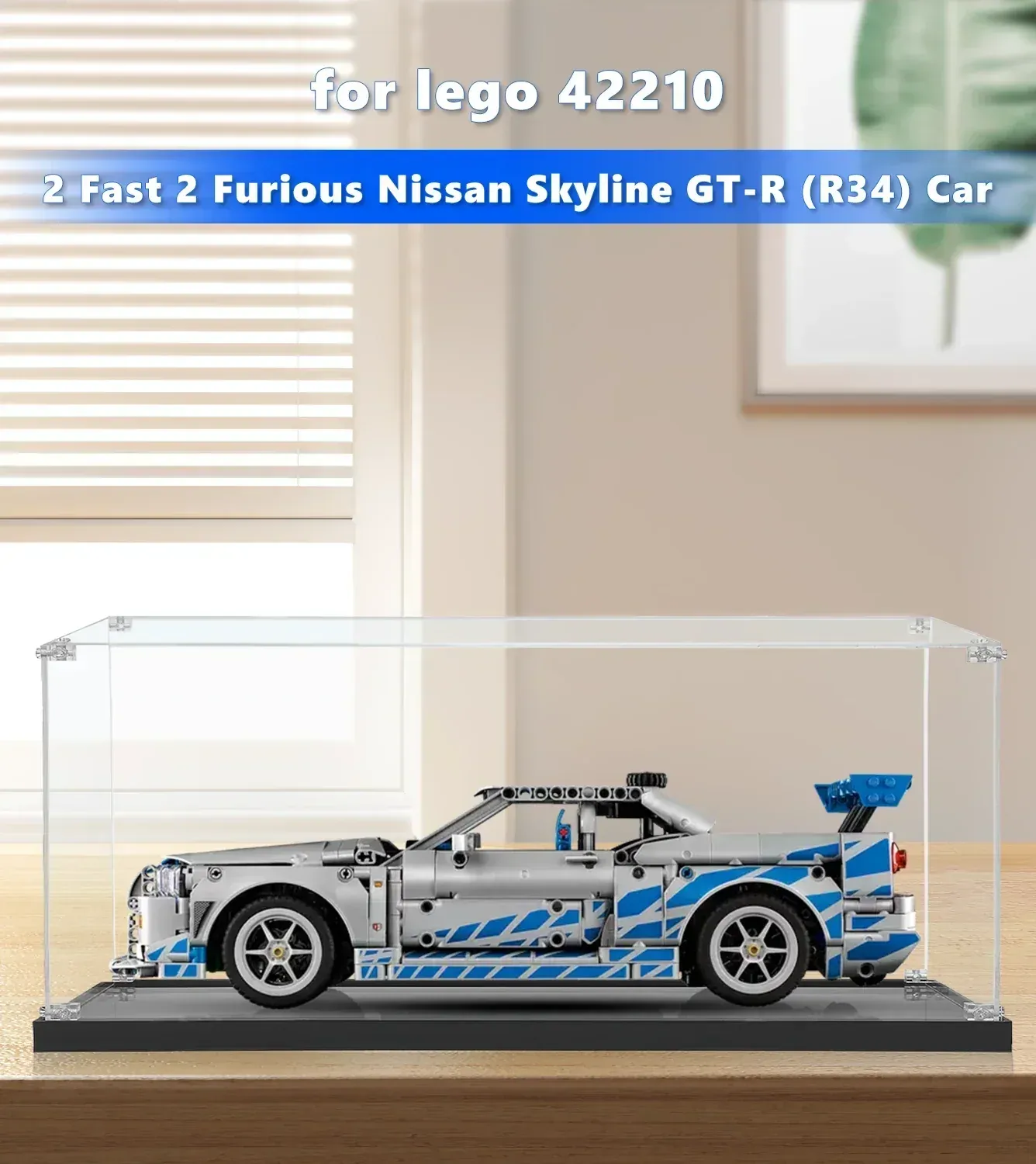 Eksponavimo dėžė LEGO® Technic™ 2 Fast 2 Furious Skyline GT-R (R34) Car (1:12 mastelis) 42210 — 2