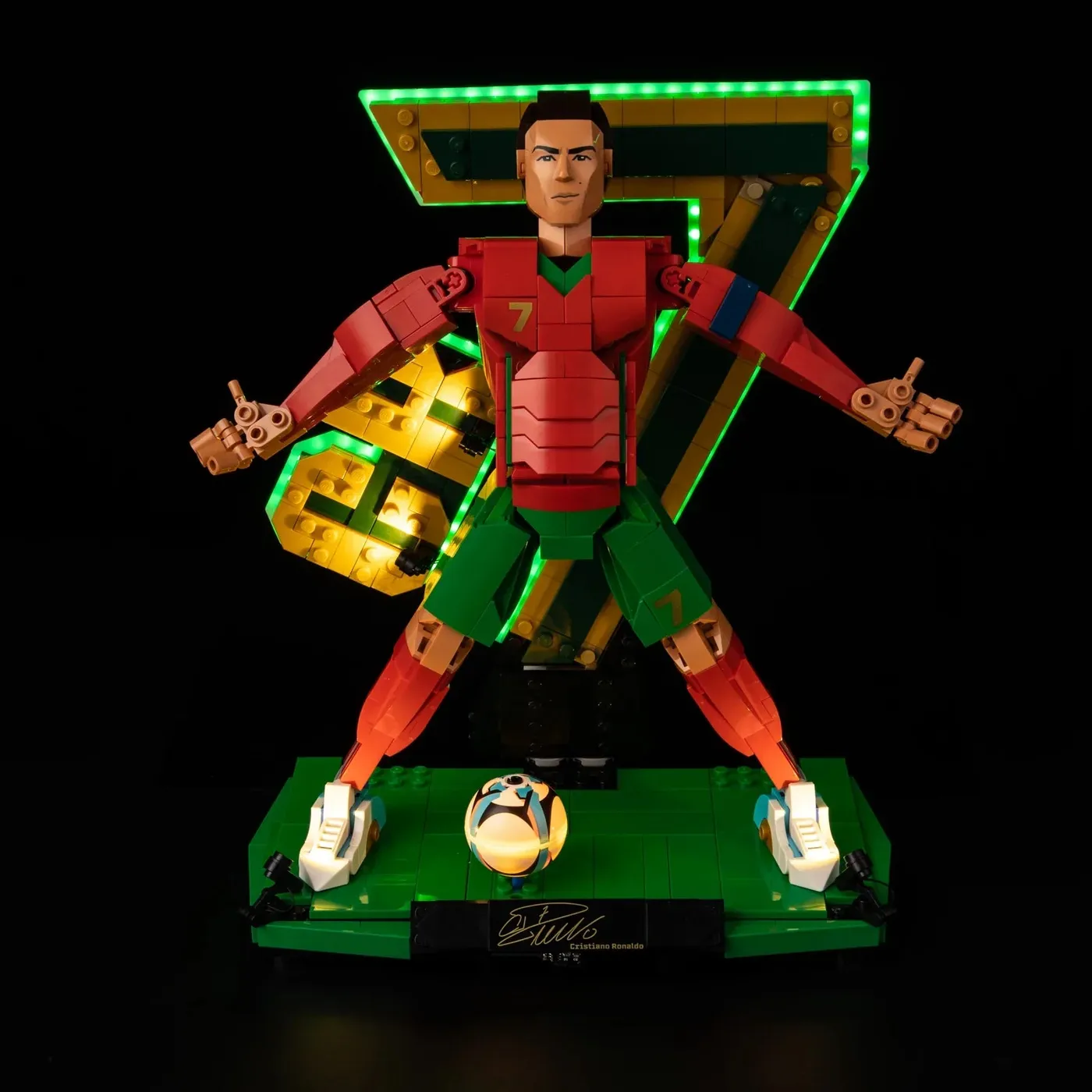 Premium apšvietimo rinkinys, suderinamas su LEGO® Editions Cristiano Ronaldo – Soccer Legend 43016 — 8