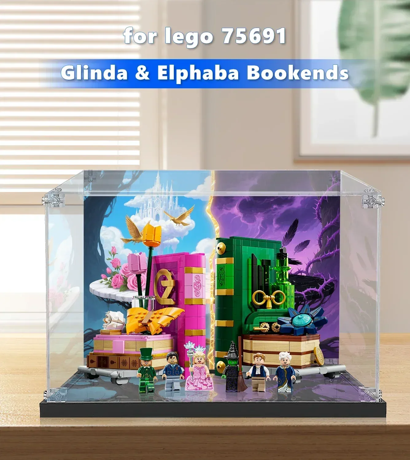Eksponavimo dėžė LEGO® Wicked Glinda & Elphaba Bookends 75691 — 4