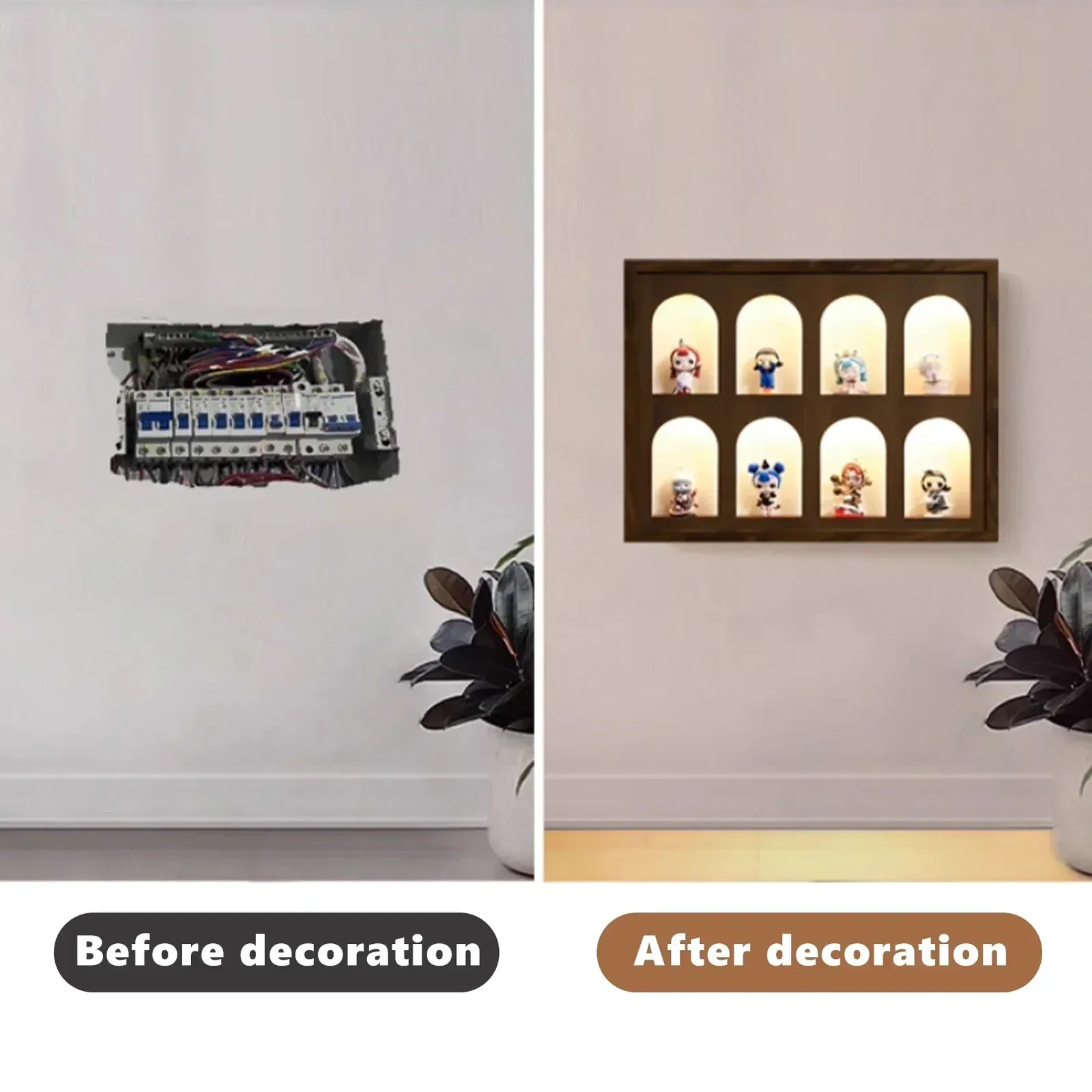 Wand-Vitrine zur Aufbewahrung und Dekoration - KABO