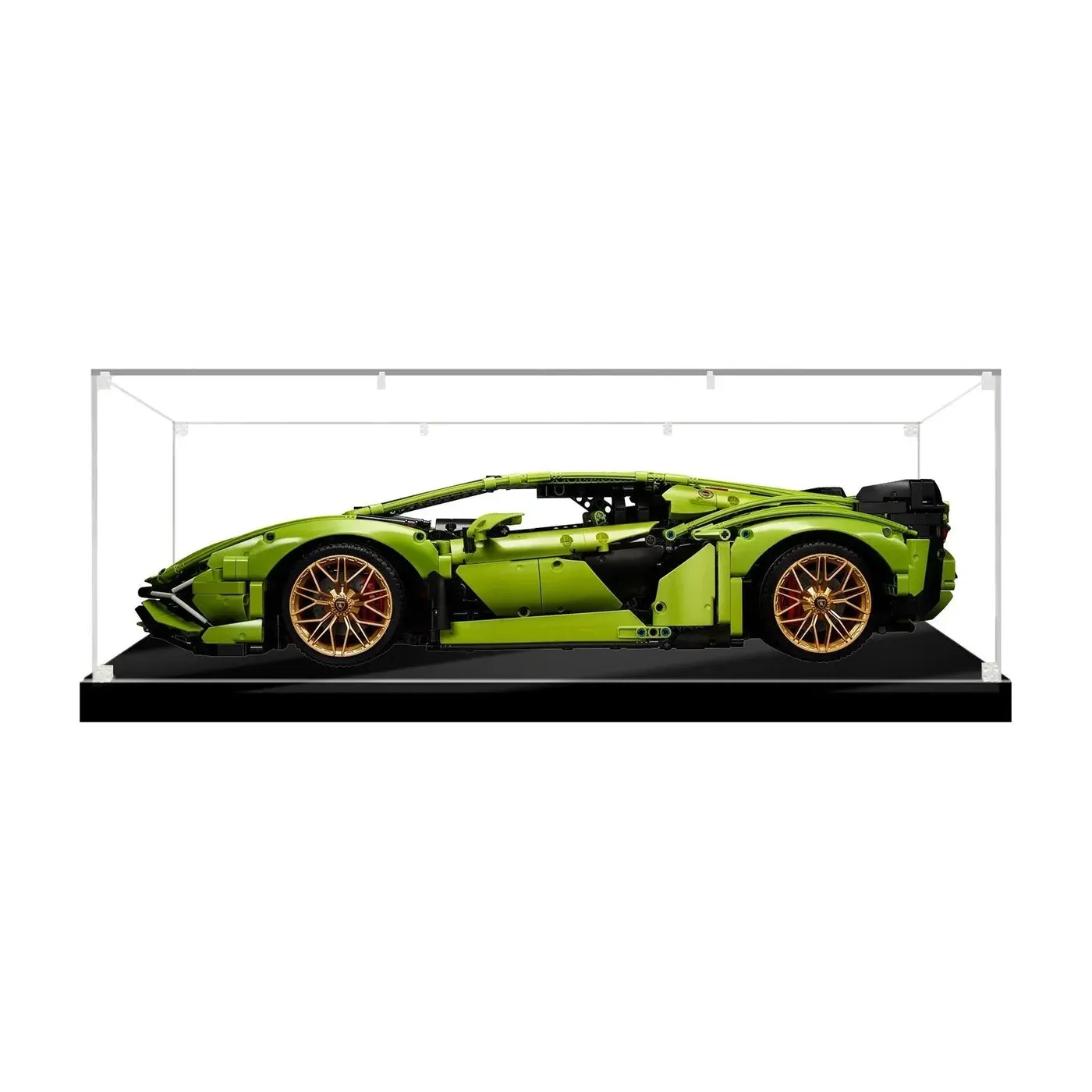 Acryl-Vitrine für LEGO Automodelle im Maßstab 1:8: 42083 42096 42125 42056 42115 42172 — 6
