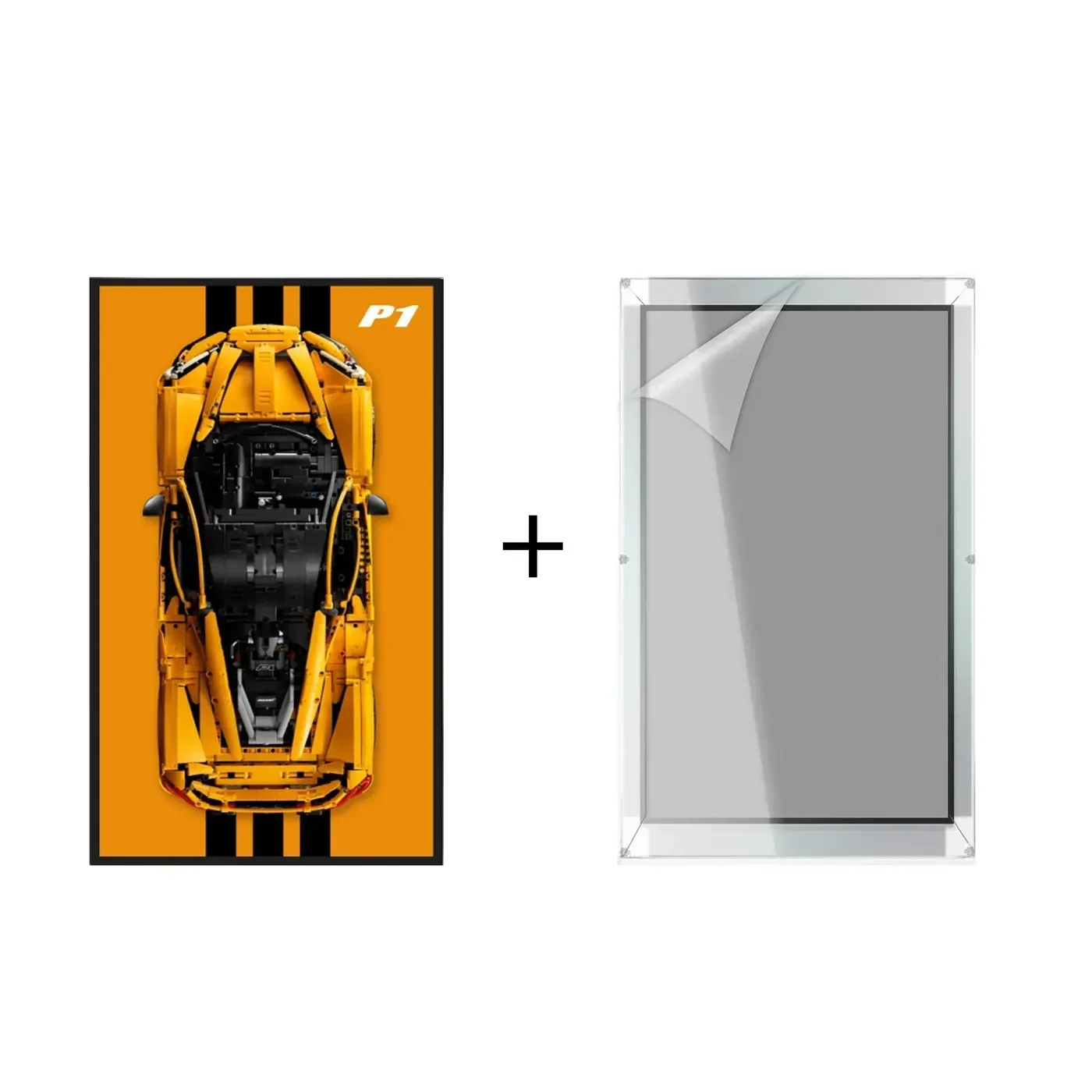 Wand-Displayrahmen für Lego Technic McLaren P1 42172 — 13