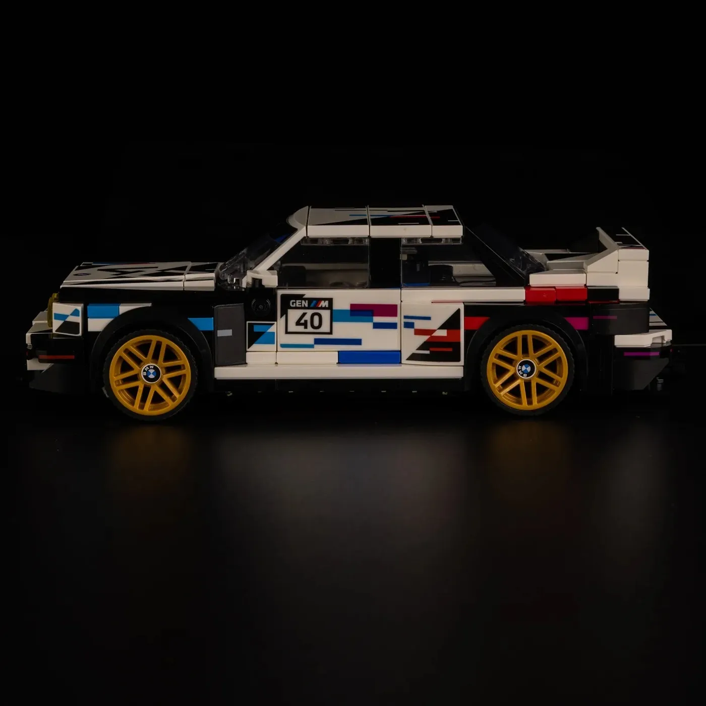 Premium-belysningskit kompatibelt med LEGO® Speed Champions BMW M3 (E30) 77263 — 6