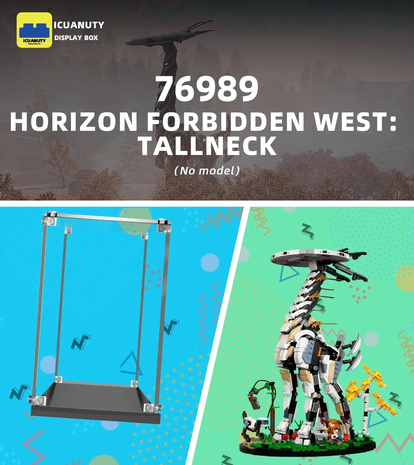 Gablota ekspozycyjna do Lego Horizon Forbidden West: Tallneck 76989 — 6