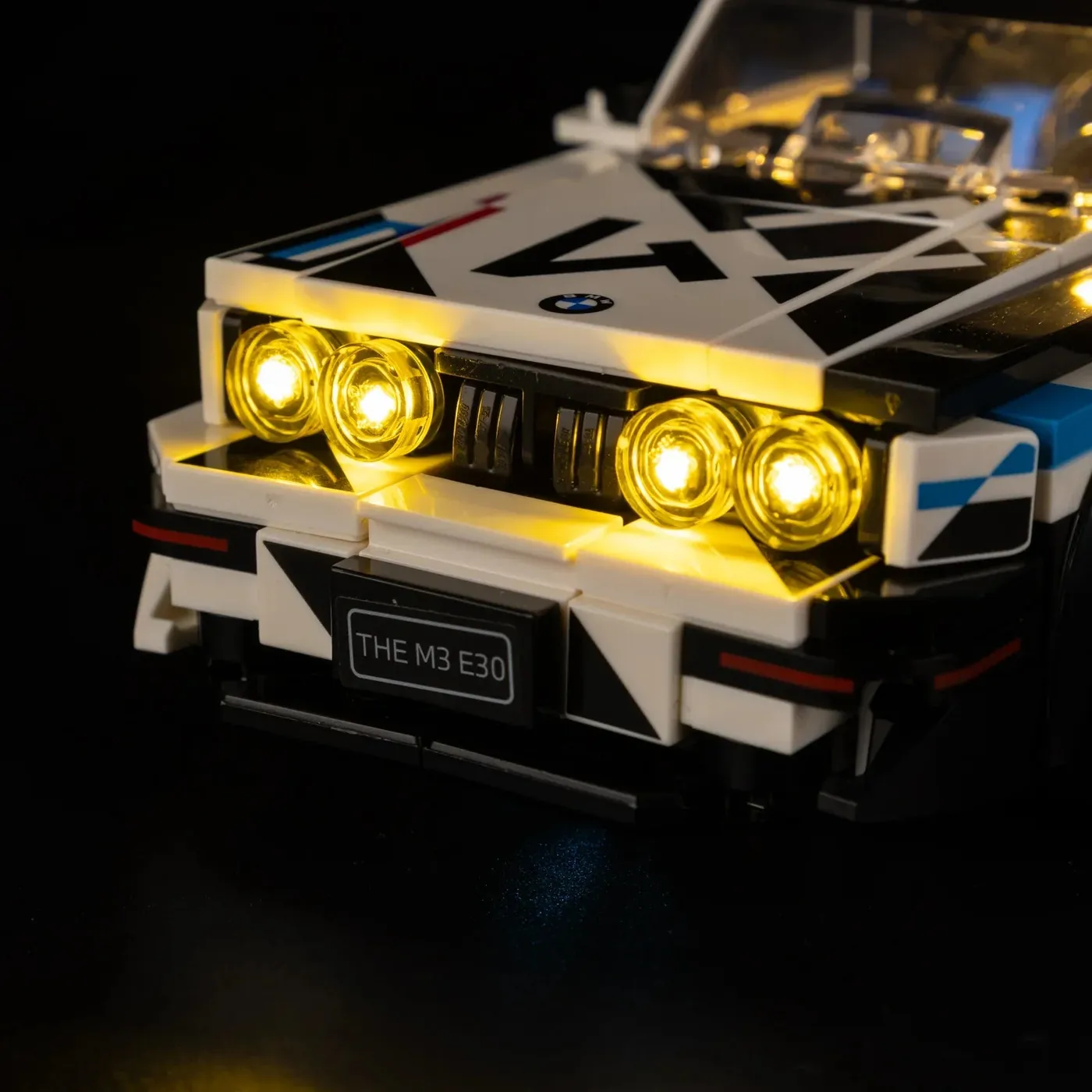 Premium-belysningskit kompatibelt med LEGO® Speed Champions BMW M3 (E30) 77263 — 13