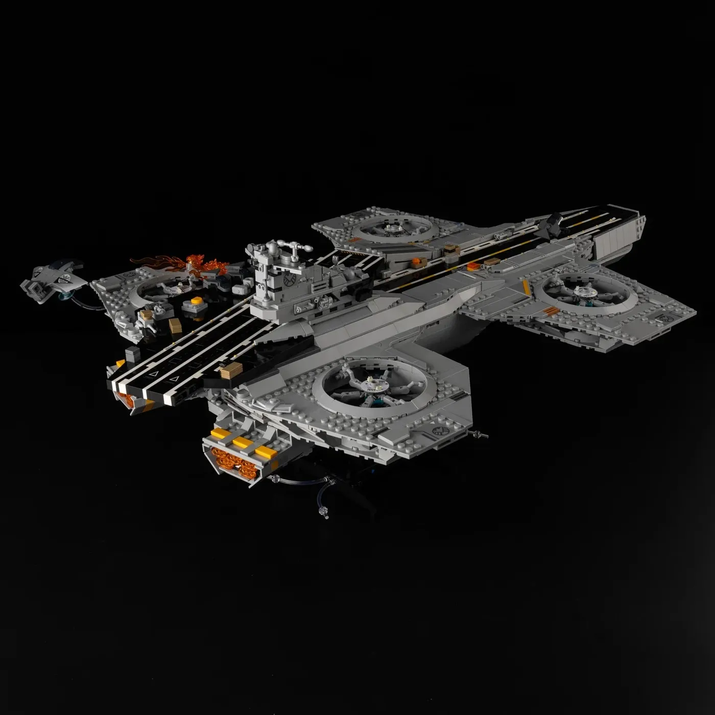 Premium Light Kit Compatible with LEGO Marvel S.H.I.E.L.D. Helicarrier 76354 — 11