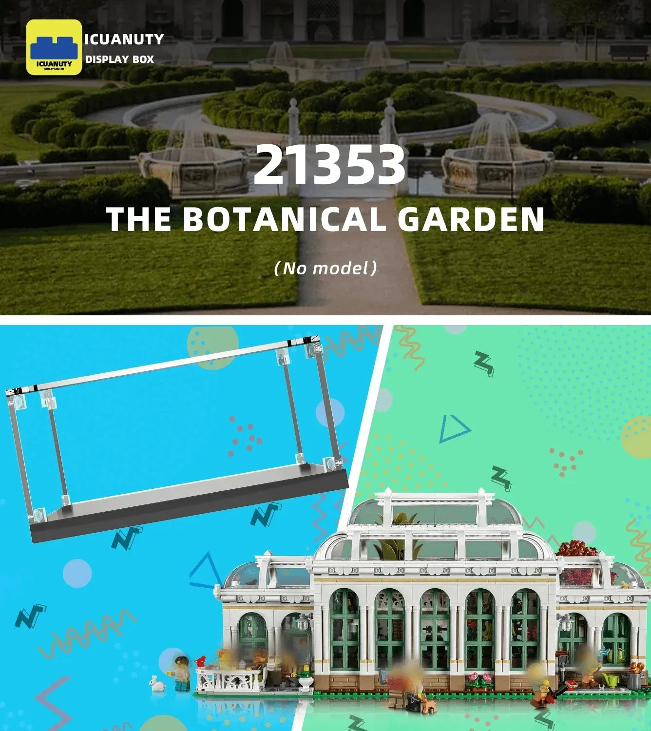 Vitrine für LEGO Ideas The Botanical Garden 21353 — 6