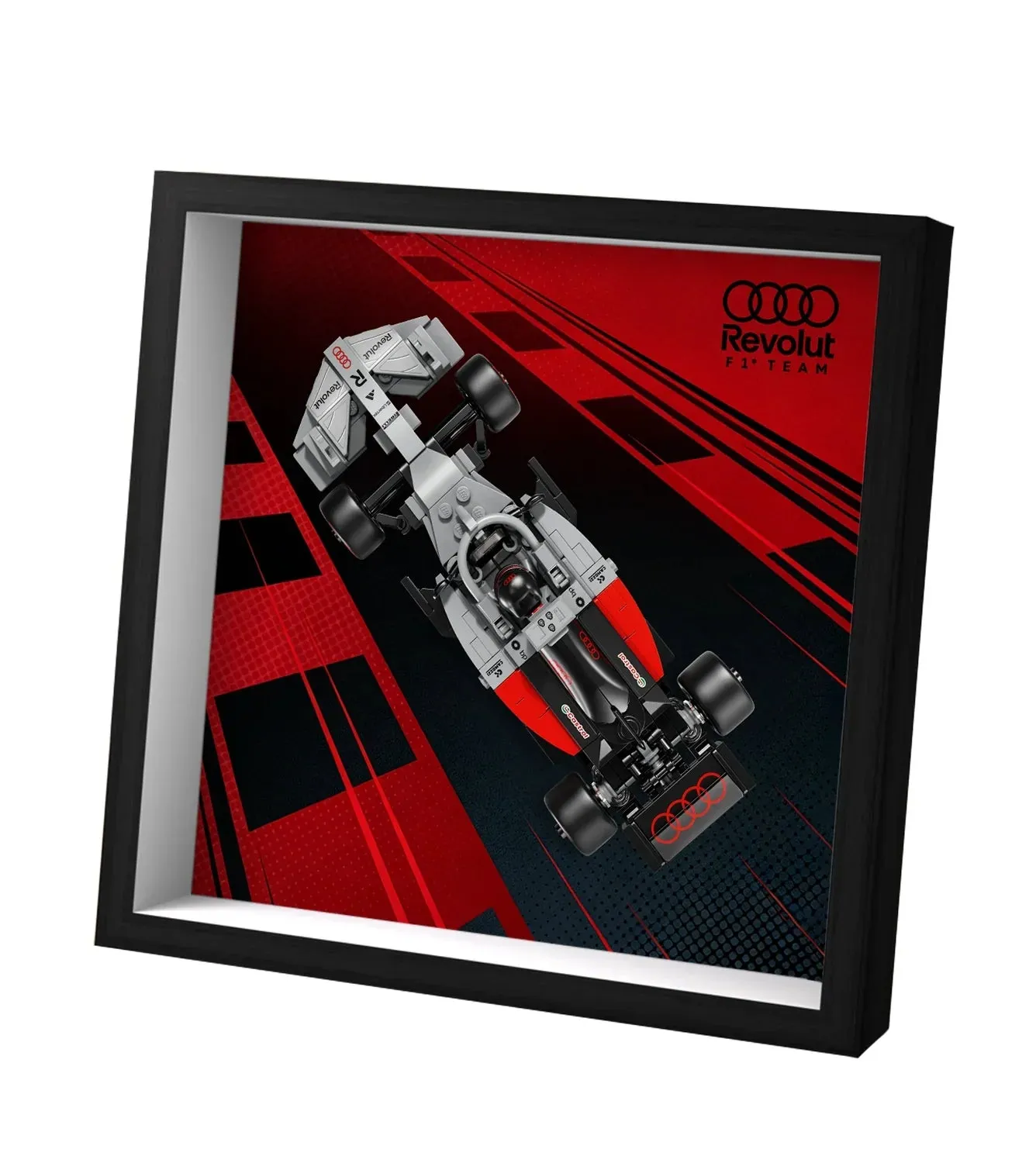 Premium sieninis eksponavimo rėmas, suderinamas su LEGO® Speed Champions 77259