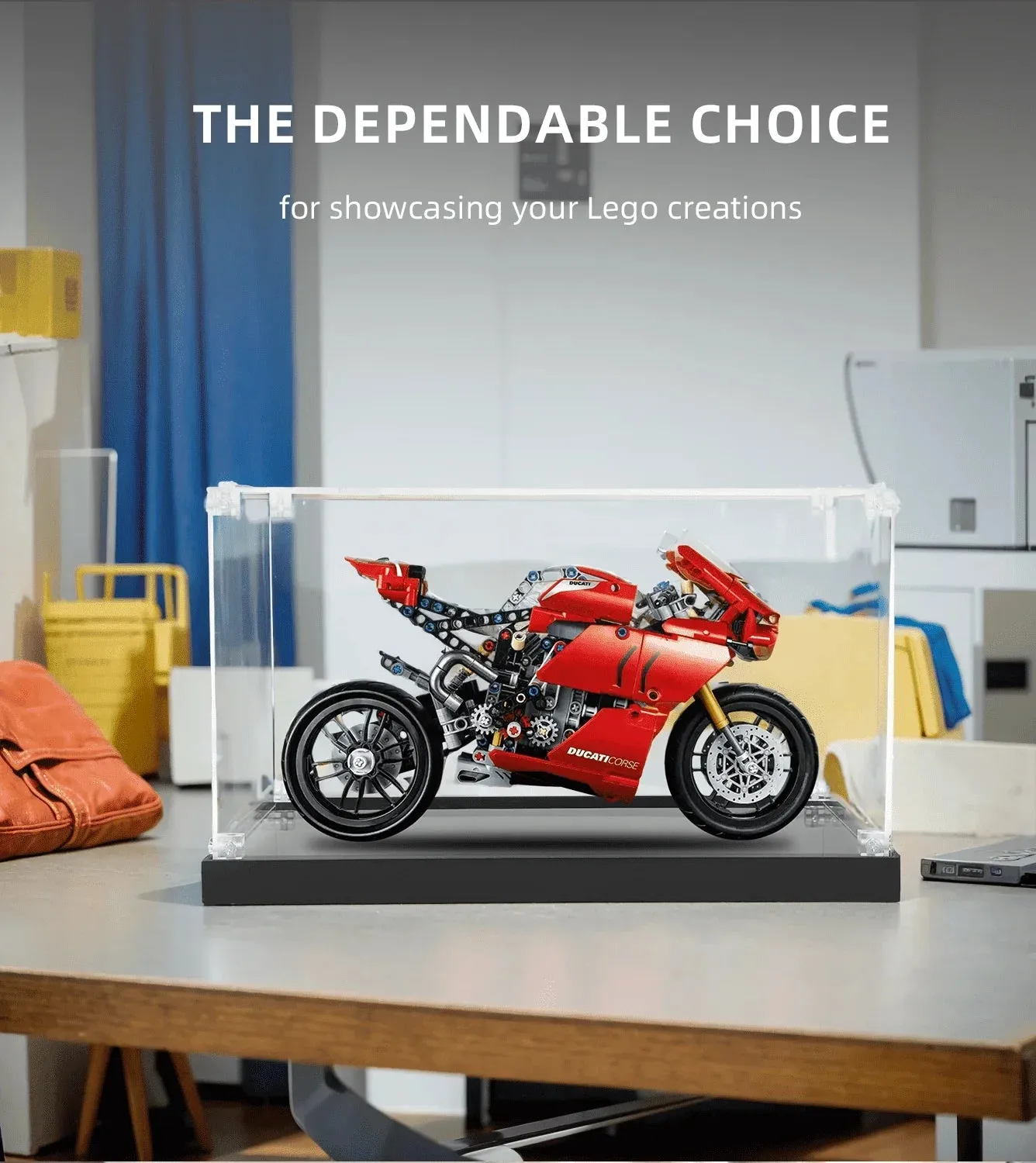 Gablota ekspozycyjna do LEGO Technic Ducati Panigale V4 R 42107 — 3
