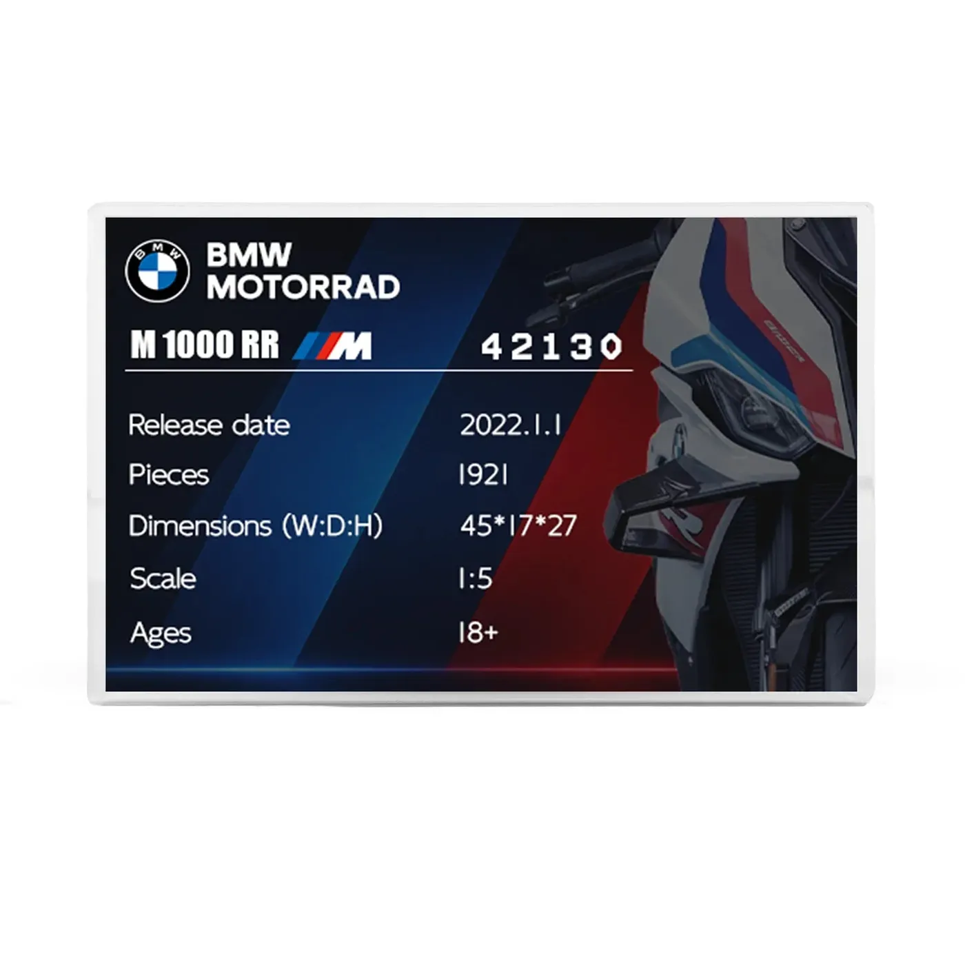 Montrar för LEGO Technic™ BMW M 1000 RR 42130 — 3