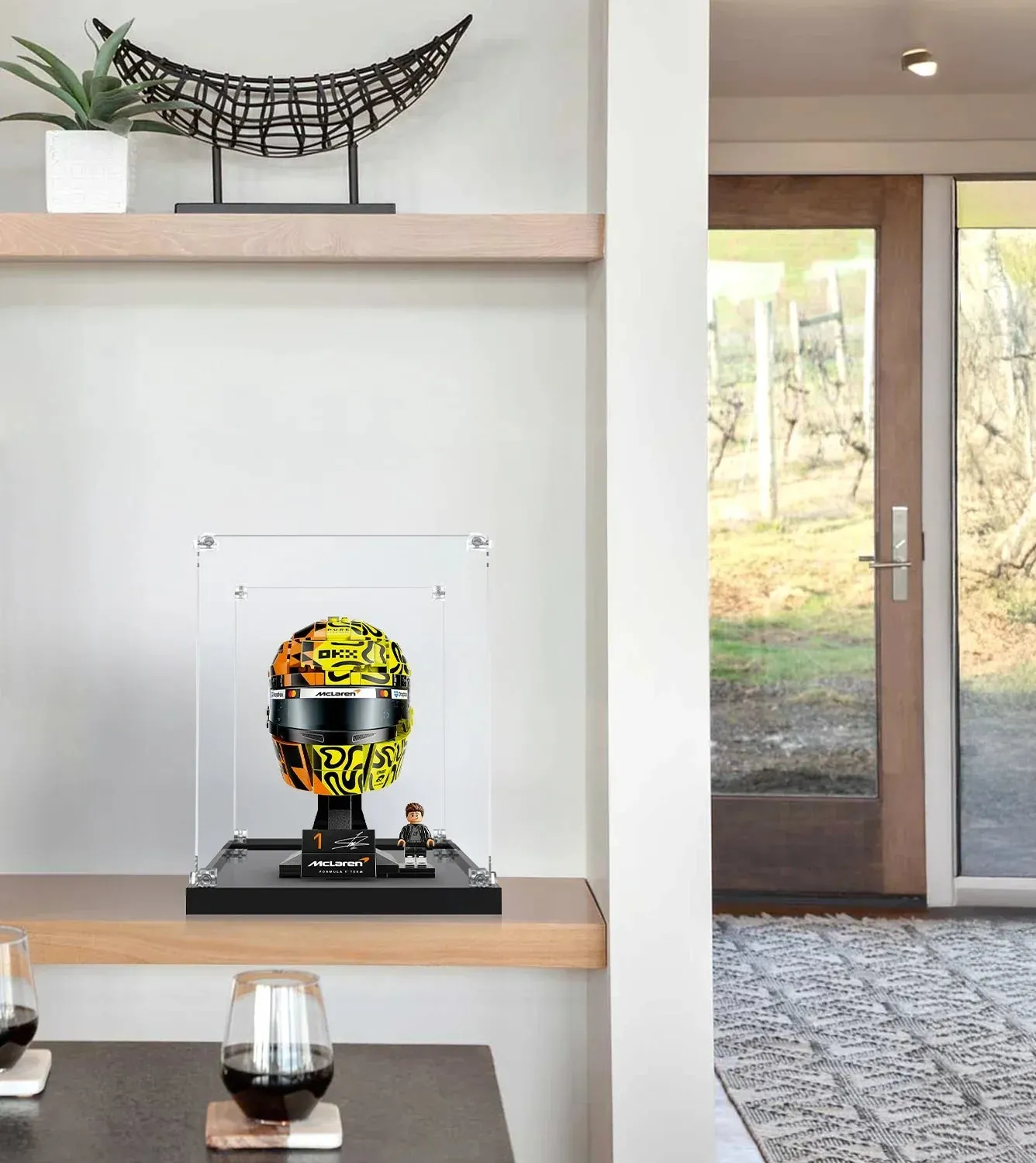 Display Case for LEGO® Editions McLaren Mastercard F1® Team Lando Norris Helmet 43023 — 13
