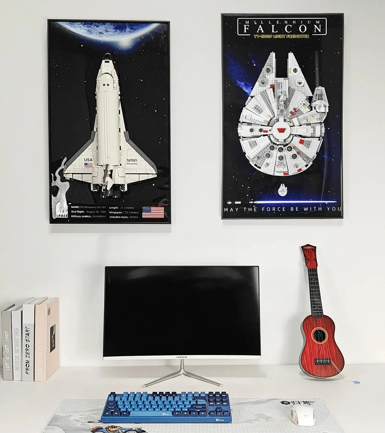 Wand-Displayrahmen für Lego 75257 Star Wars Millennium Falcon — 3