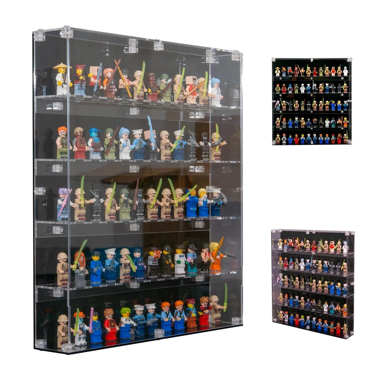 Eksponavimo dėžė minifigūrėlėms – telpa iki 60 figūrėlių