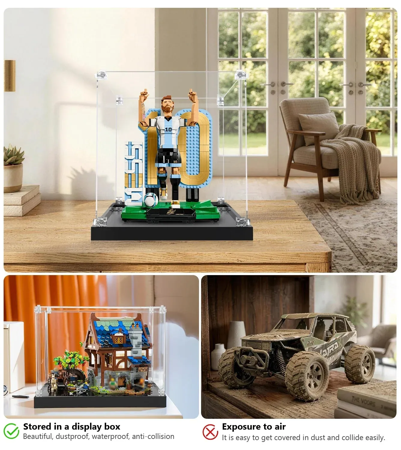Vitrine für LEGO® Lionel Messi – Soccer Legend 43015 — 11