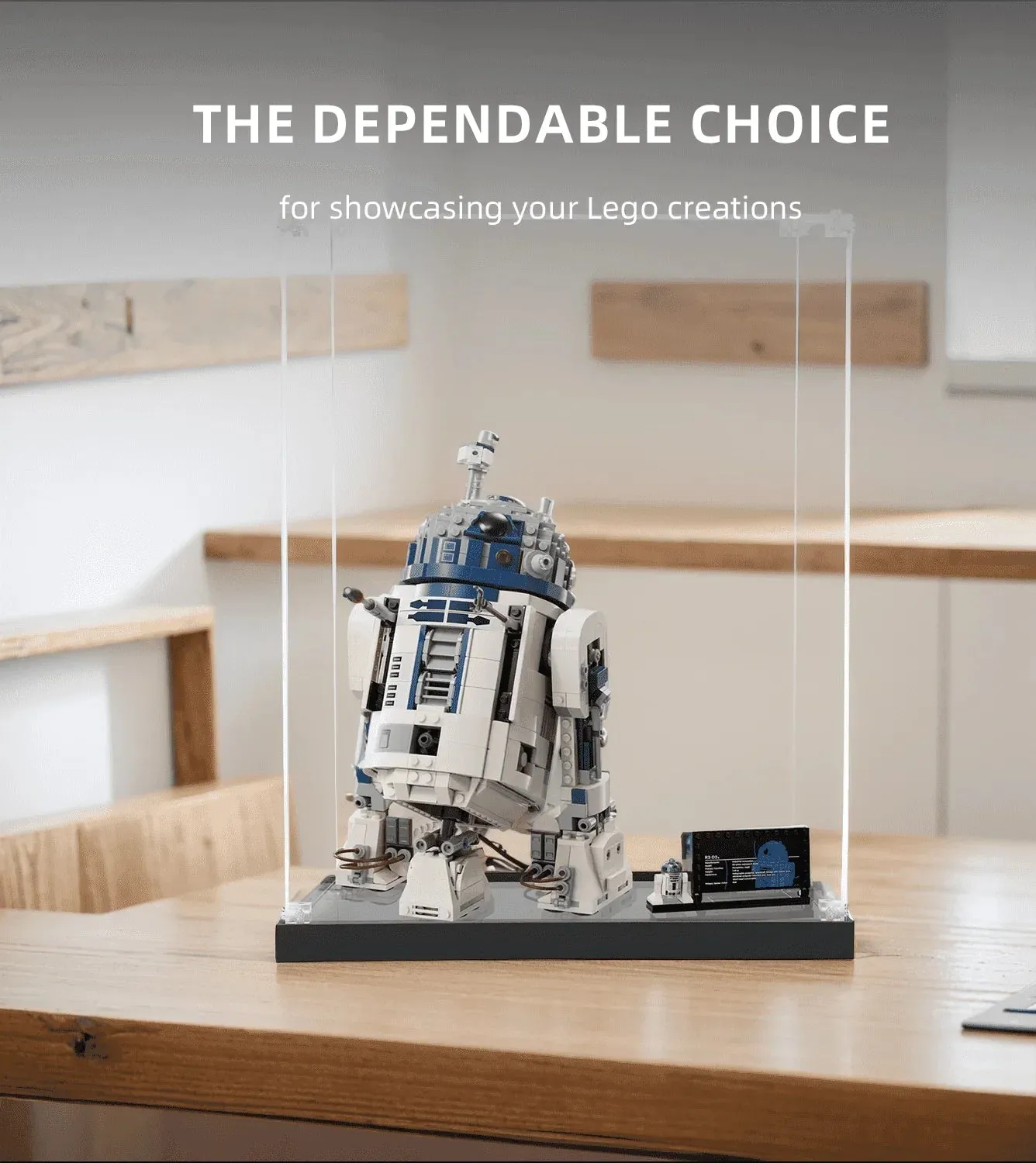 Gablota ekspozycyjna do LEGO Buildable R2-D2 75379 — 3