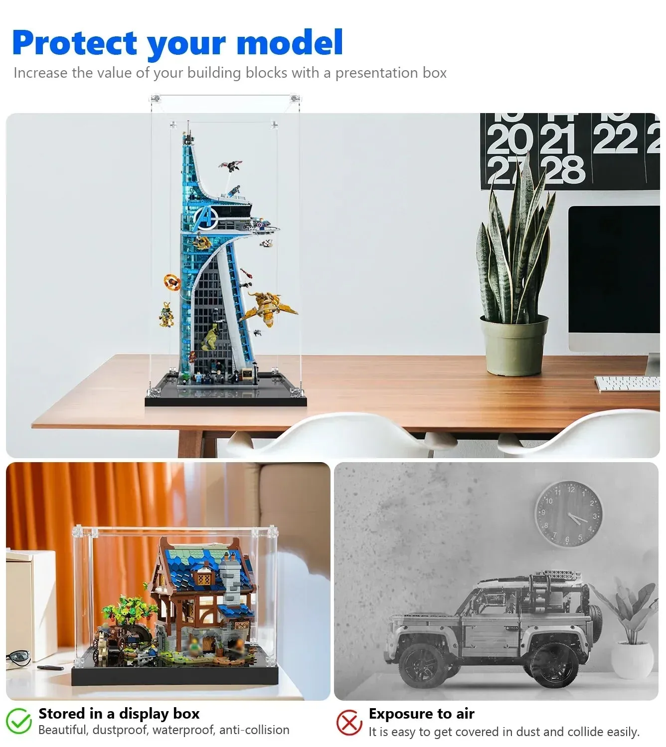 Exklusiv montrar i akryl för LEGO® Marvel Avengers Tower (76269) — 14