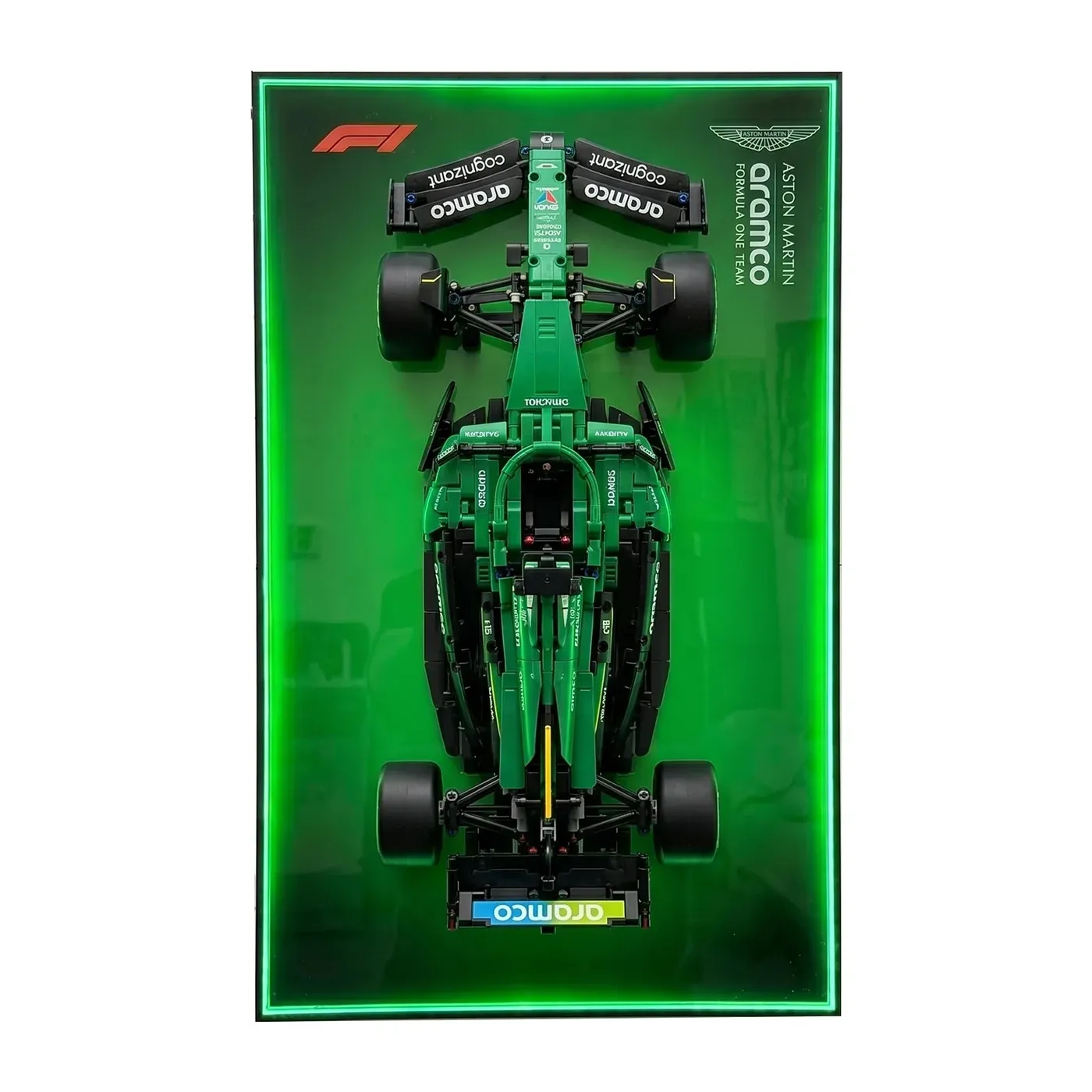 Sieninis eksponavimo rėmas LEGO Technic™ Aston Martin Aramco AMR25 F1® Car 42240