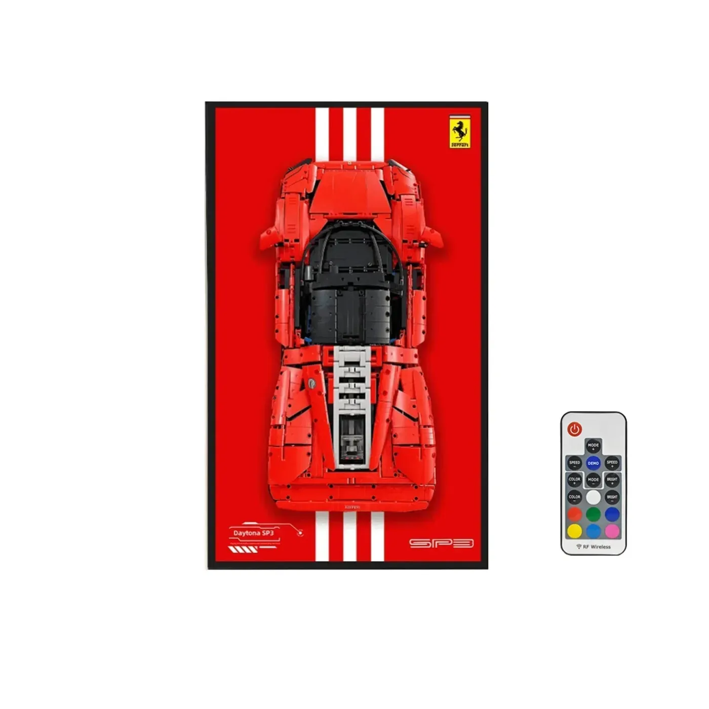 Ramka ekspozycyjna na ścianę do LEGO 42143 Technic™ Ferrari Daytona SP3 — 18