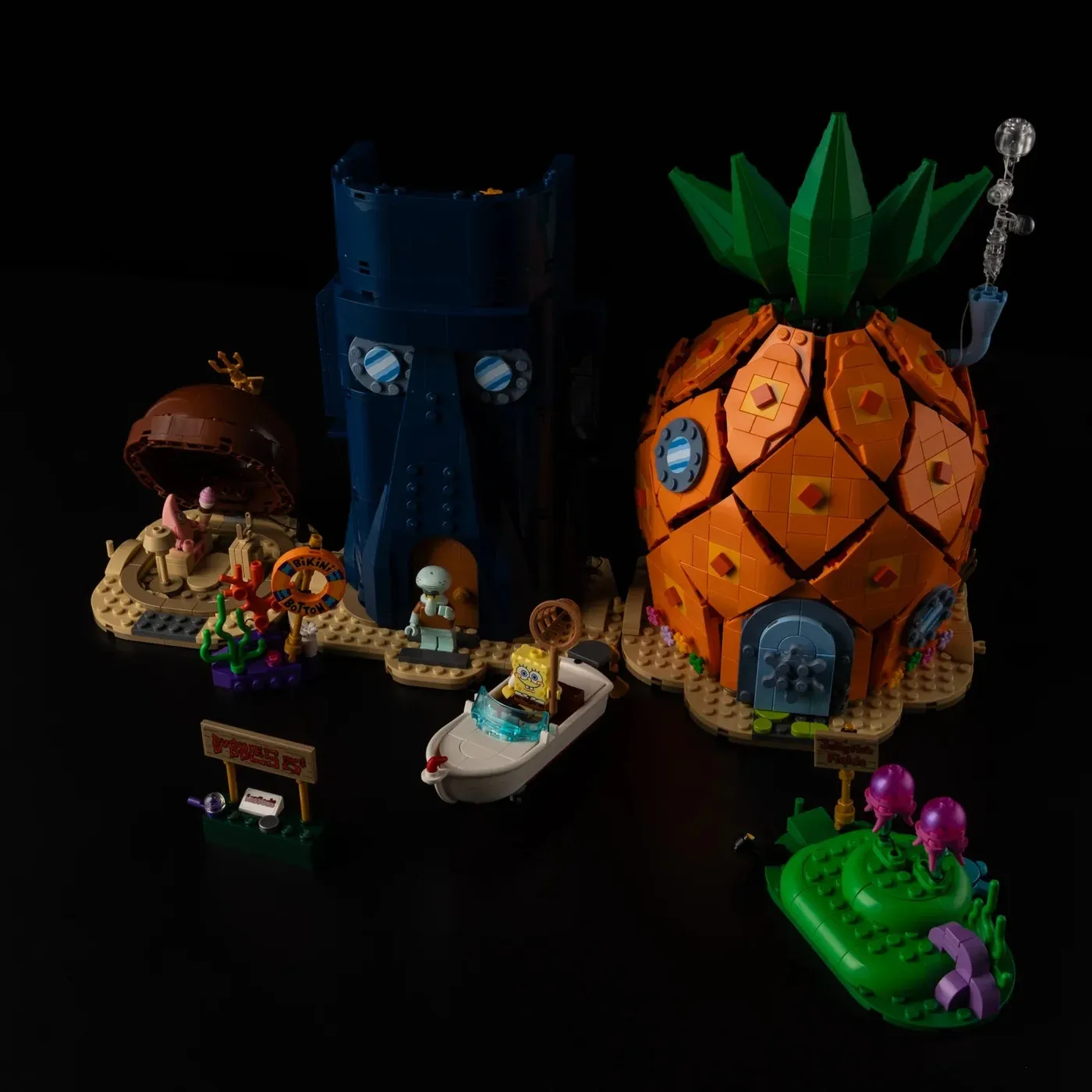 Premium apšvietimo rinkinys, suderinamas su LEGO® Icons SpongeBob SquarePants: Bikini Bottom 11386 — 12
