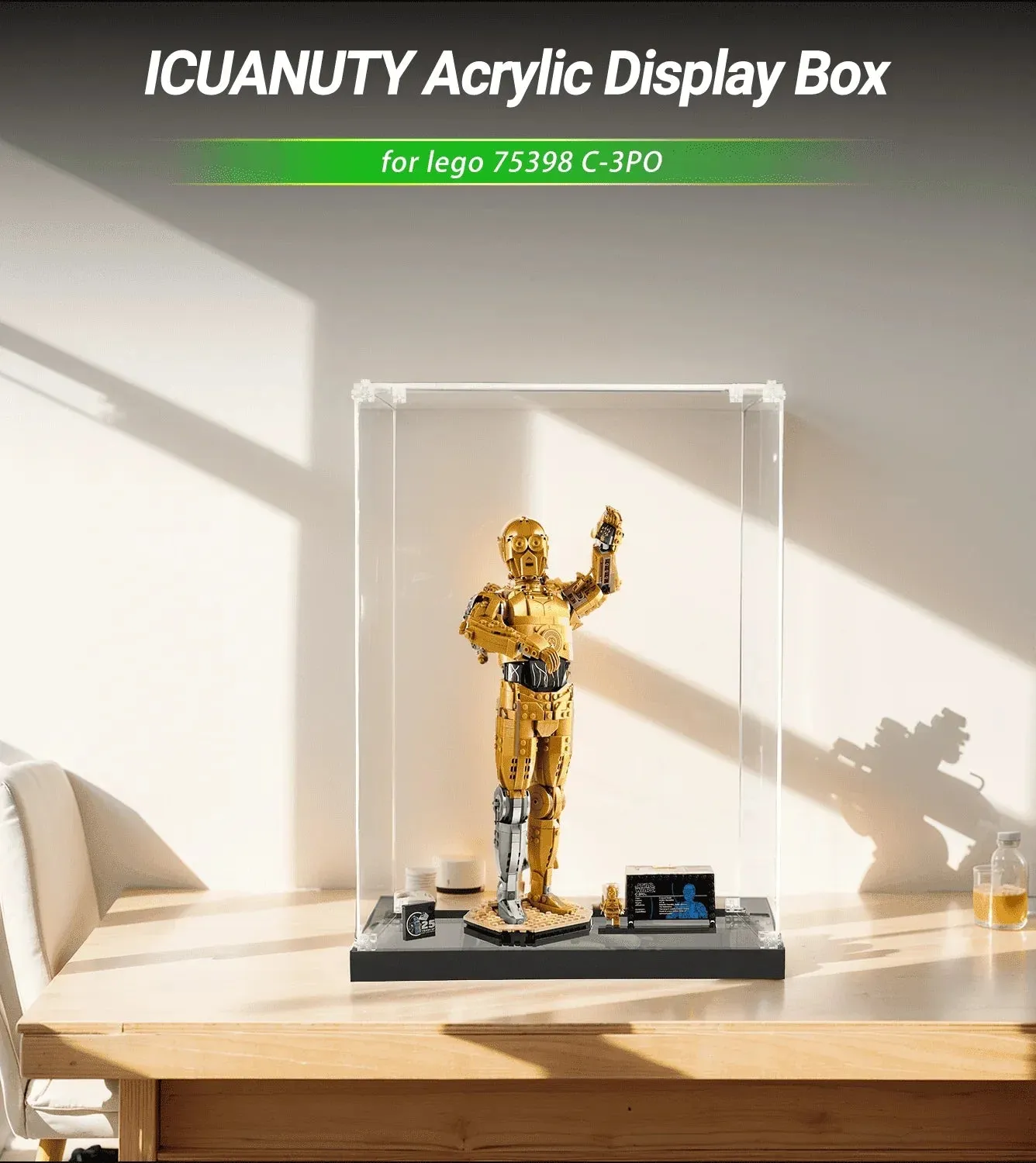 Vitrine für LEGO Buildable C3PO 75398 — 2