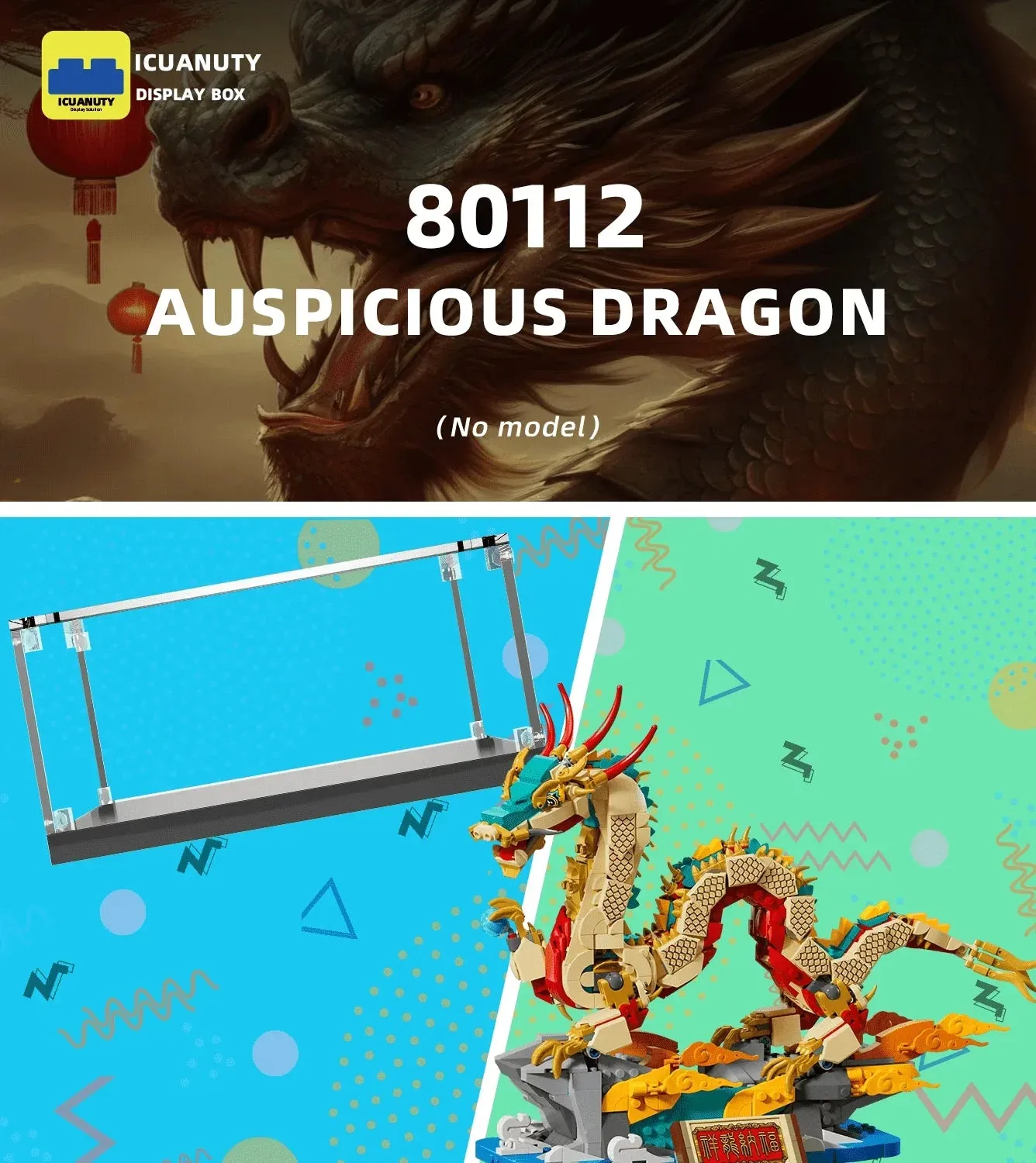Eksponavimo dėžė Lego Auspicious Dragon 80112 — 5