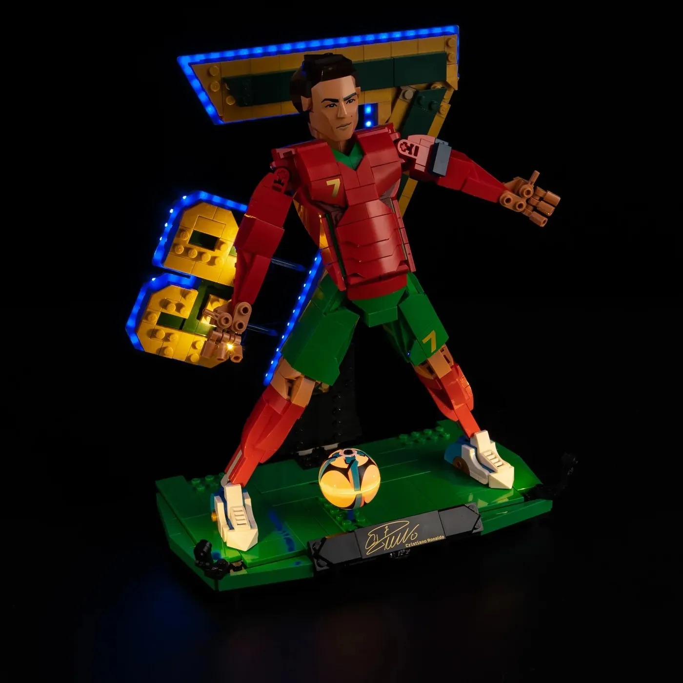 Premium apšvietimo rinkinys, suderinamas su LEGO® Editions Cristiano Ronaldo – Soccer Legend 43016 — 10