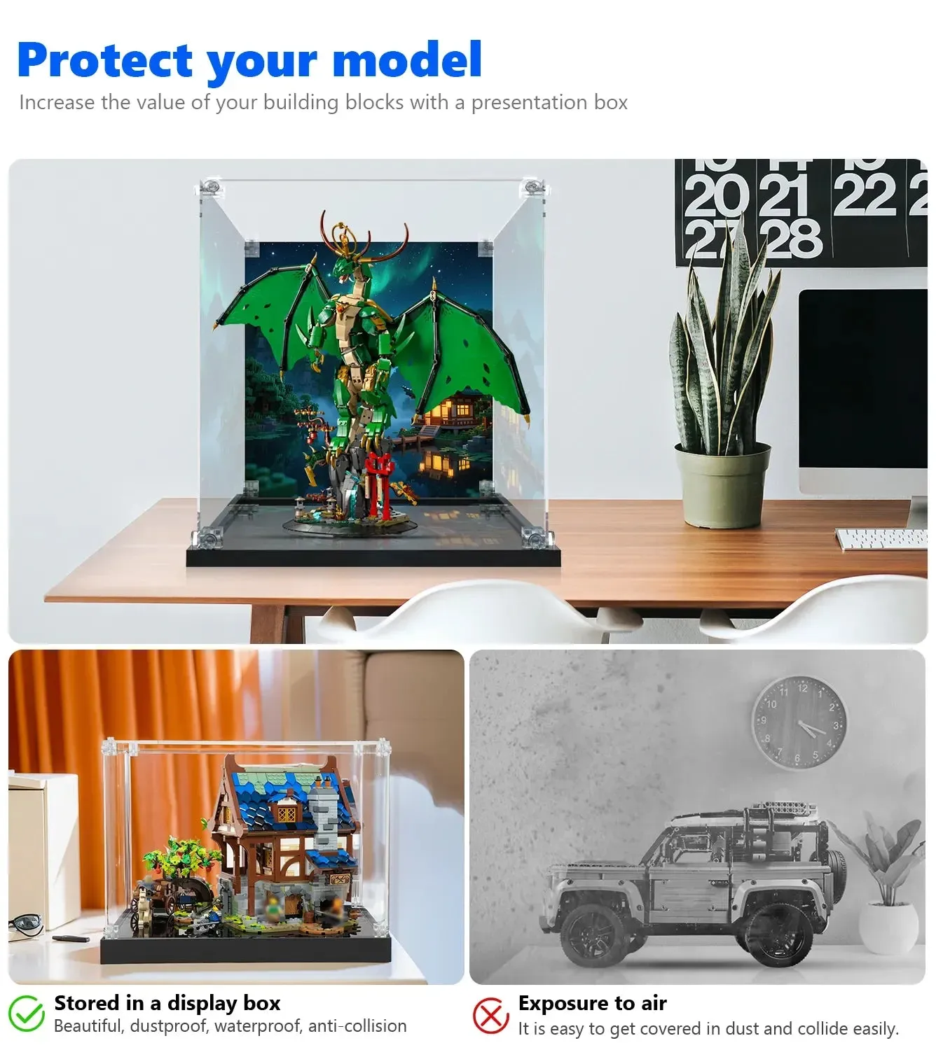 Display case for LEGO® NINJAGO® The Guardian Dragon 71847 — 4
