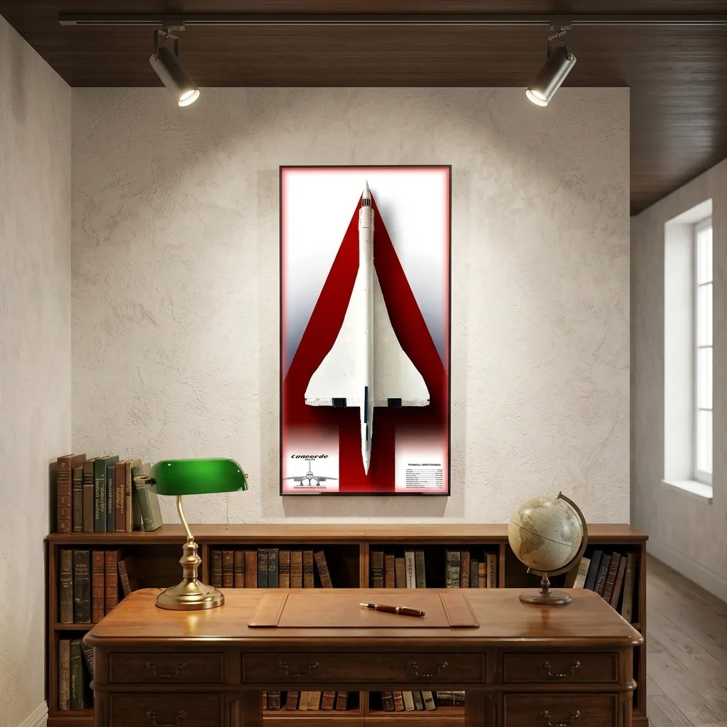 Eine Legende wiedergeboren: Lass die Concorde an deiner Wand „abheben“ 10318