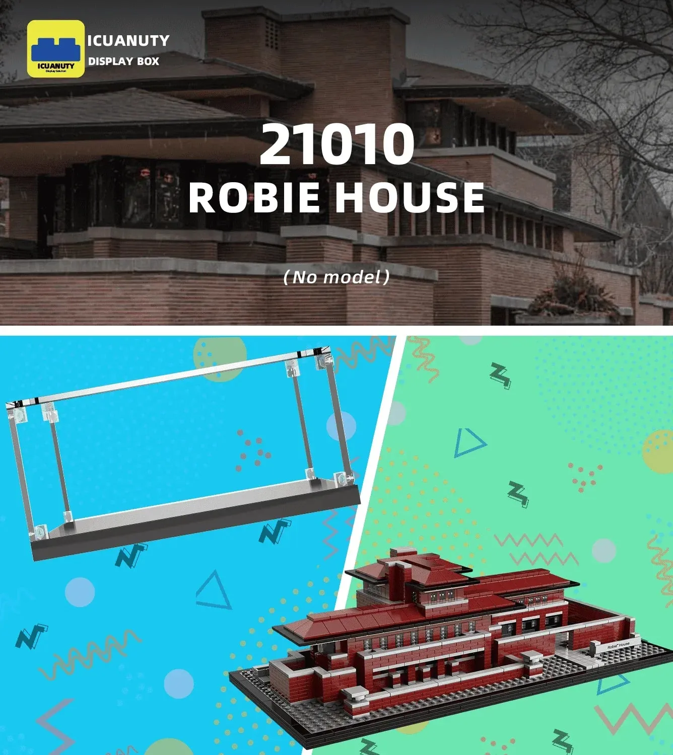 Gablota ekspozycyjna do Lego Robie House 21010 — 5