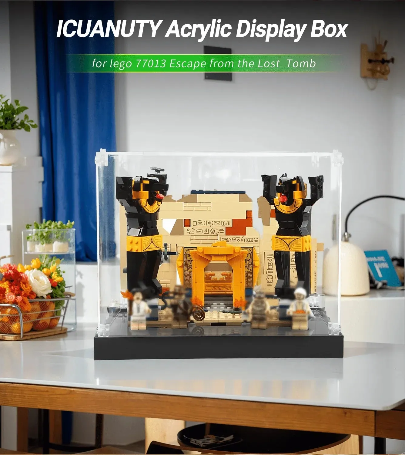 Vitrine für LEGO Indiana Jones Escape from Lost Tomb 77013 — 2