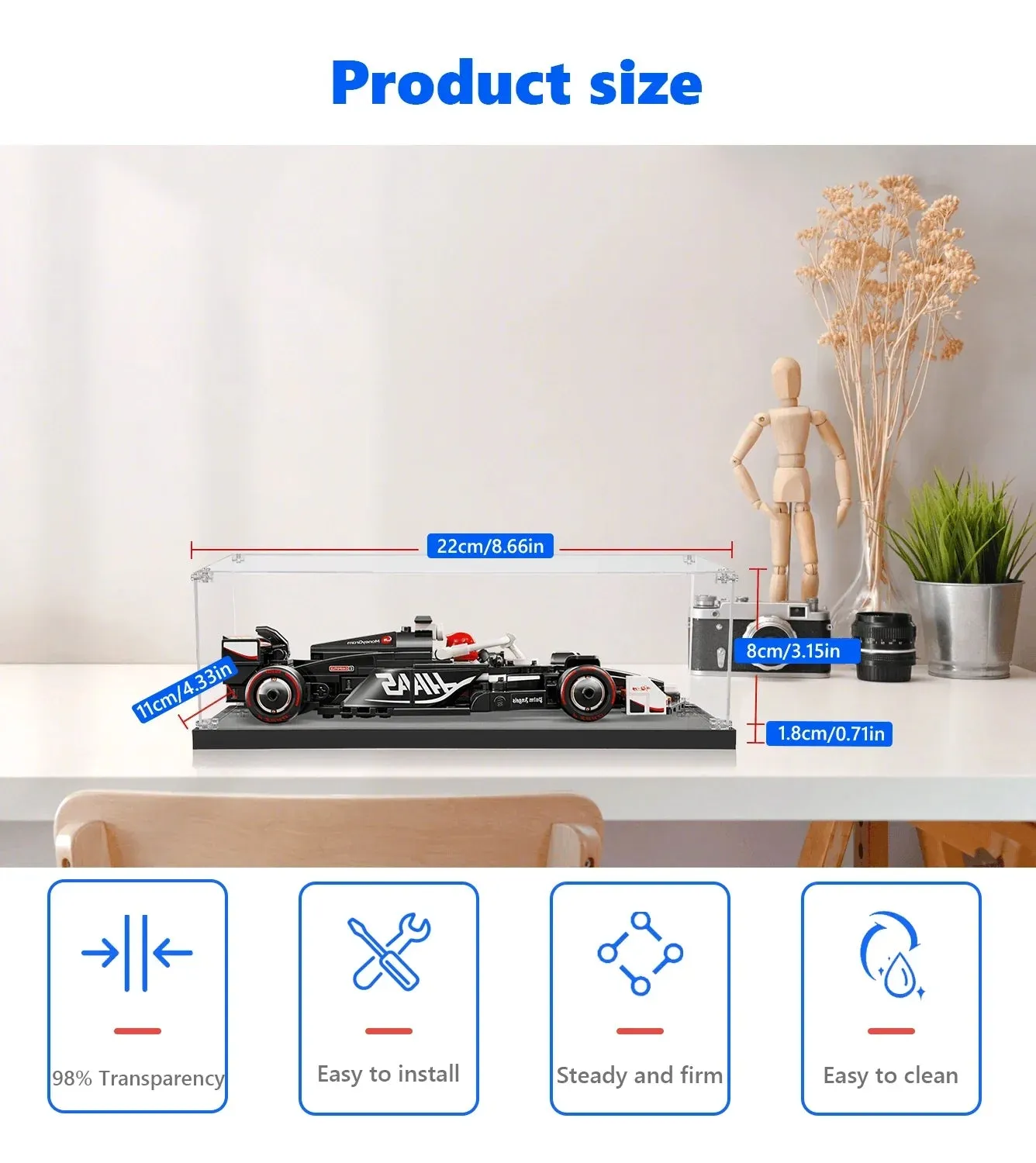 Monter för LEGO MoneyGram Haas F1 (skala 1:32) 77250 — 5