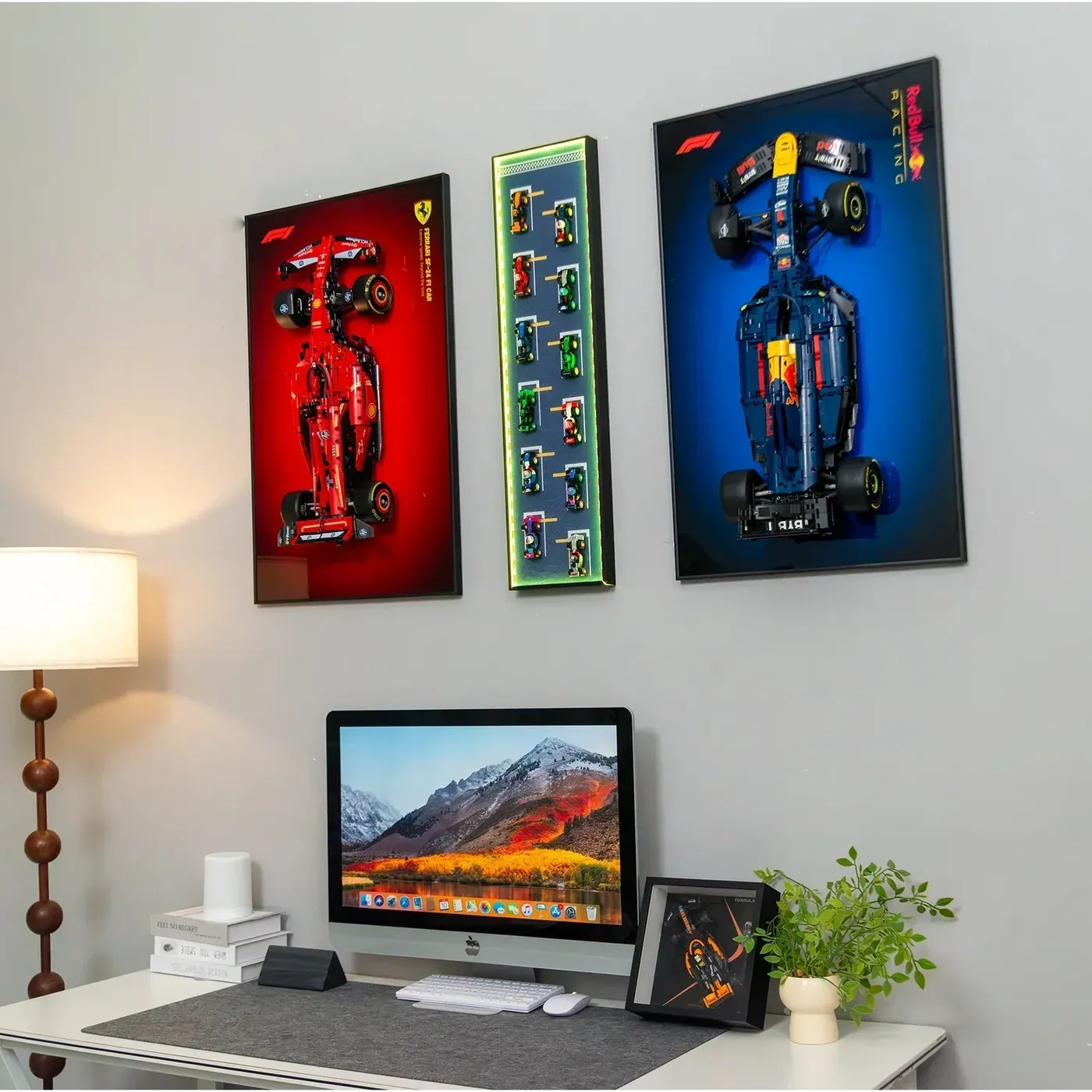 Wall frame for LEGO Other F1® Collectible Race Cars 71049 /Track version - KABO