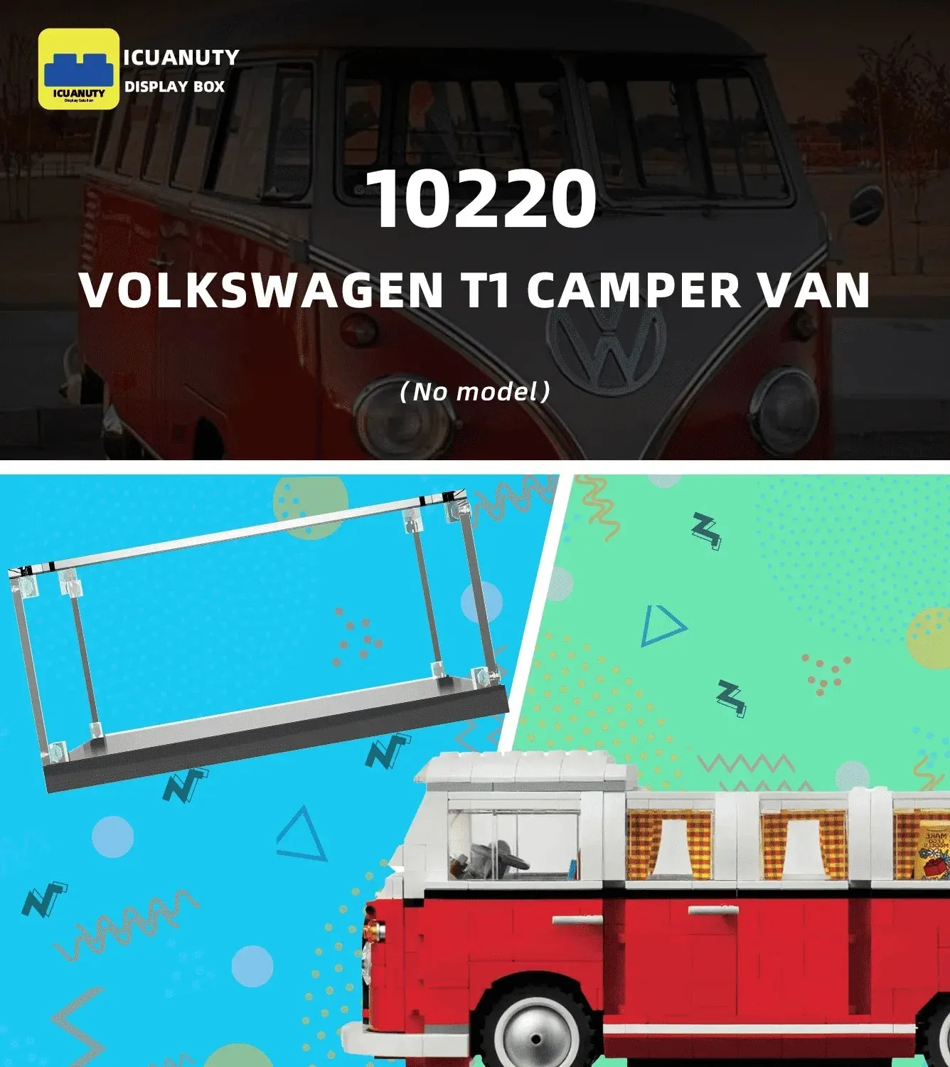 Monter för LEGO Volkswagen T1 Camper Van 10220 — 4